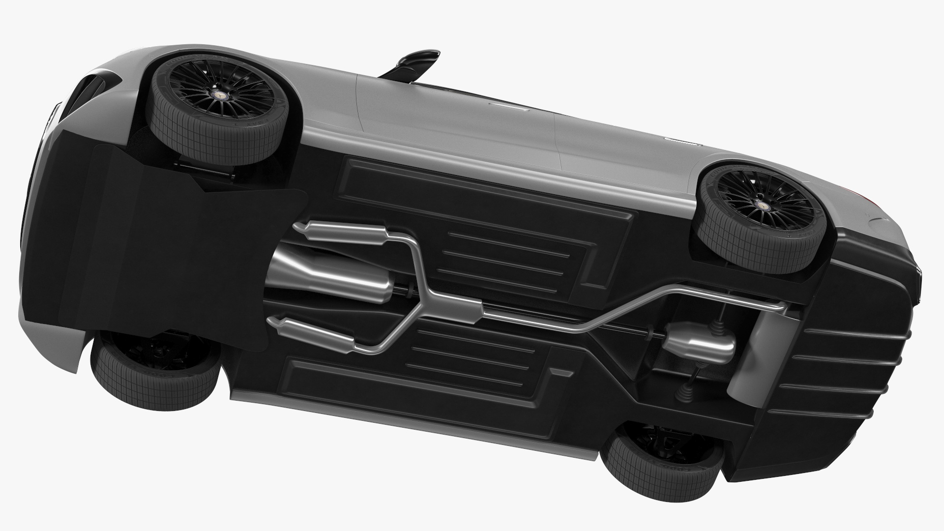 Mercedes E-class Silver Color 3D model
