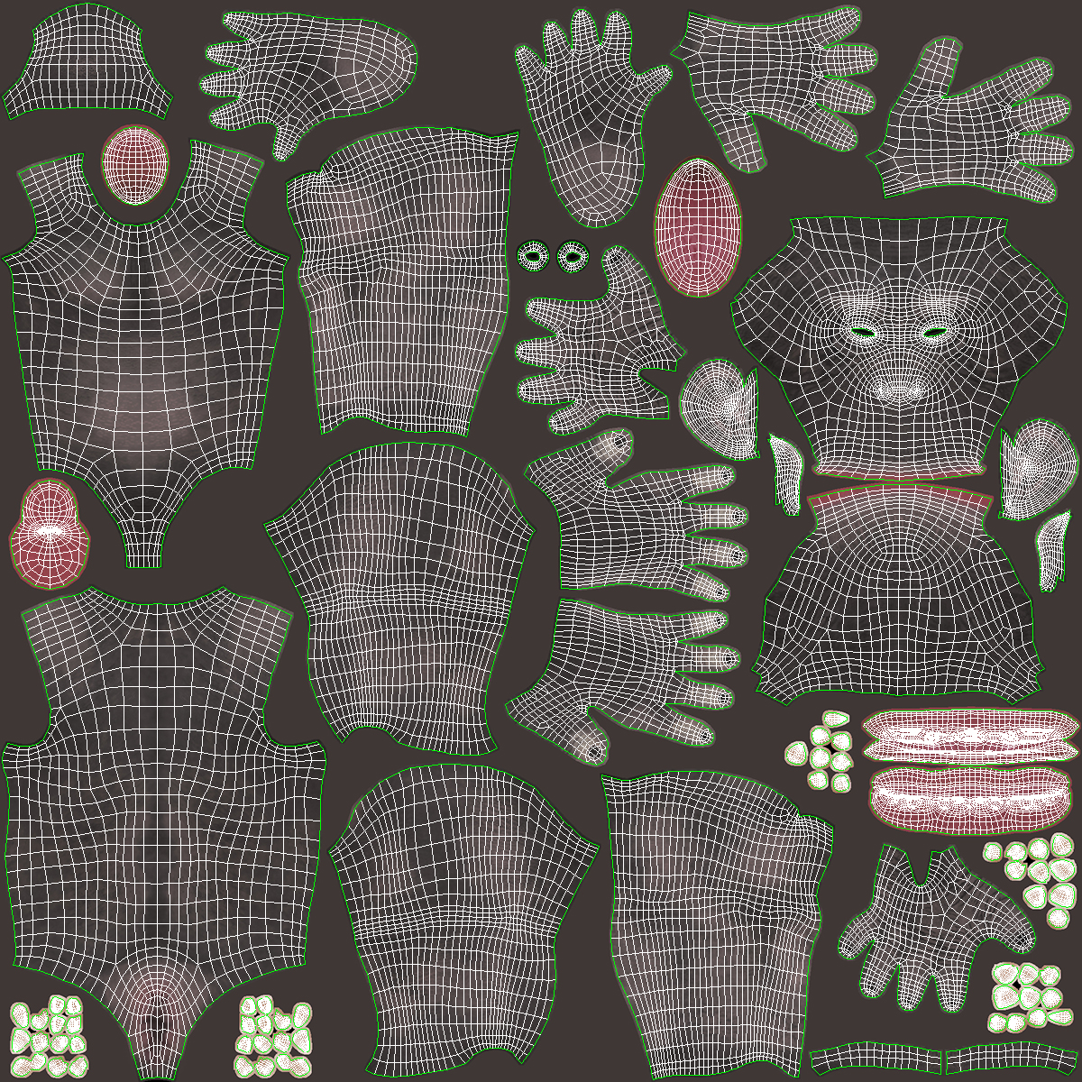 3D Animated Chimpanzee Walks Dark Skin Fur Rigged