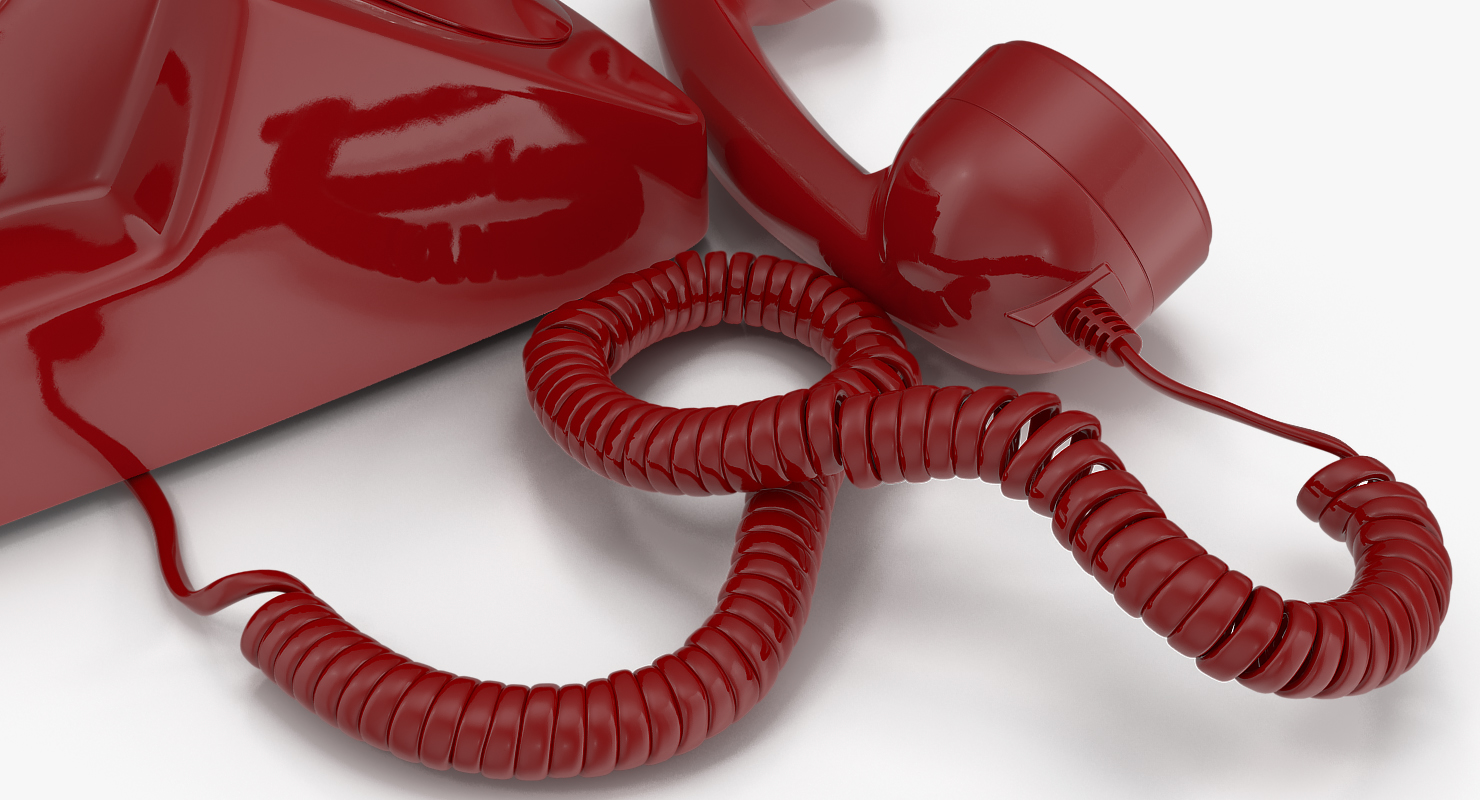 3D Old Rotary Phone