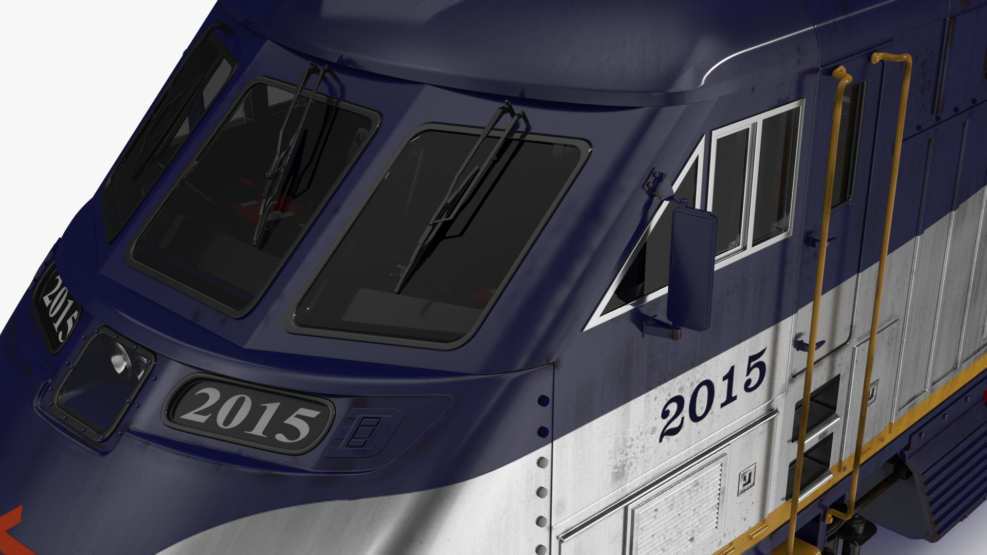 3D Amtrak California Passenger Locomotive model