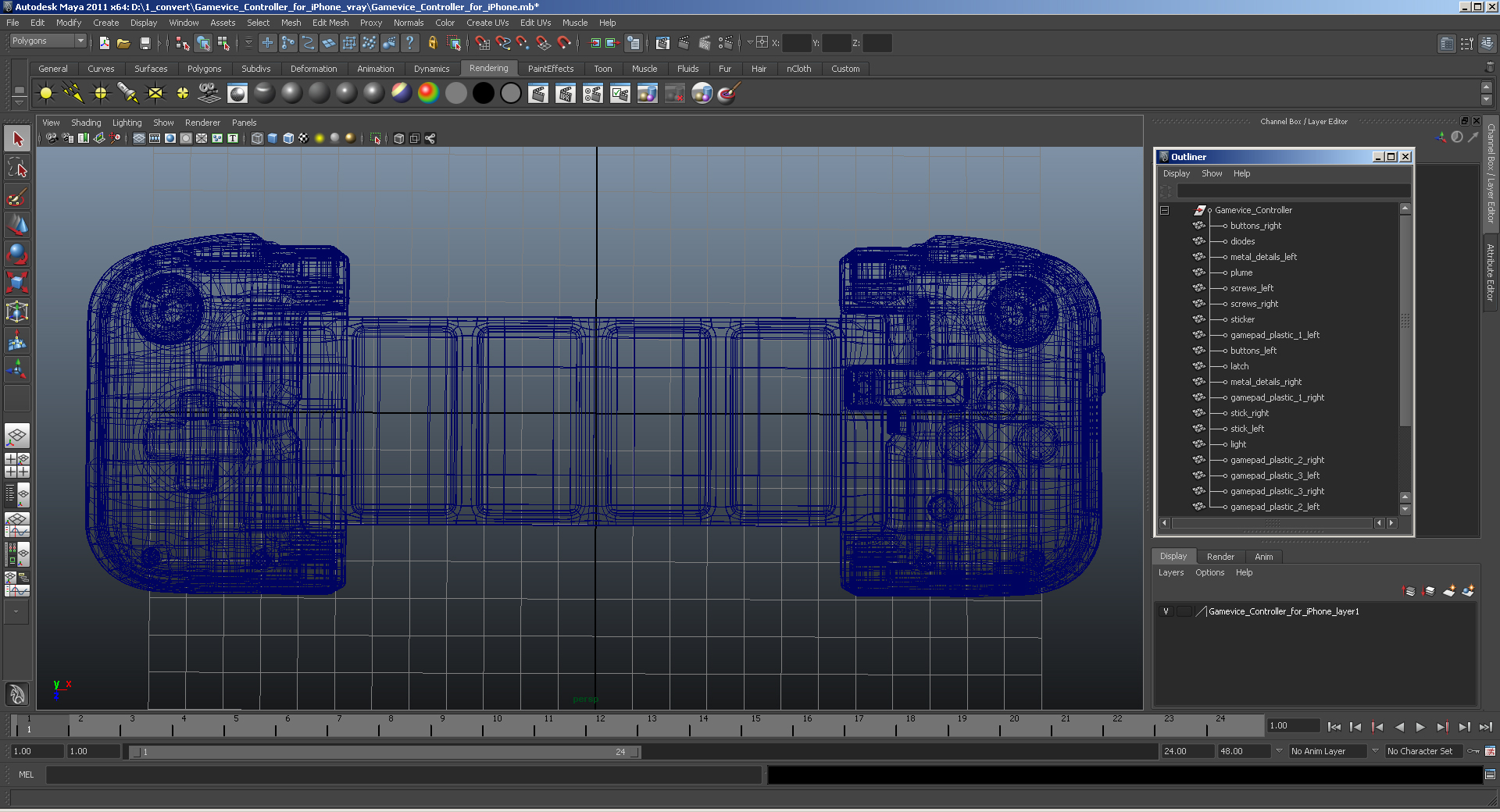 3D model Gamevice Controller for iPhone