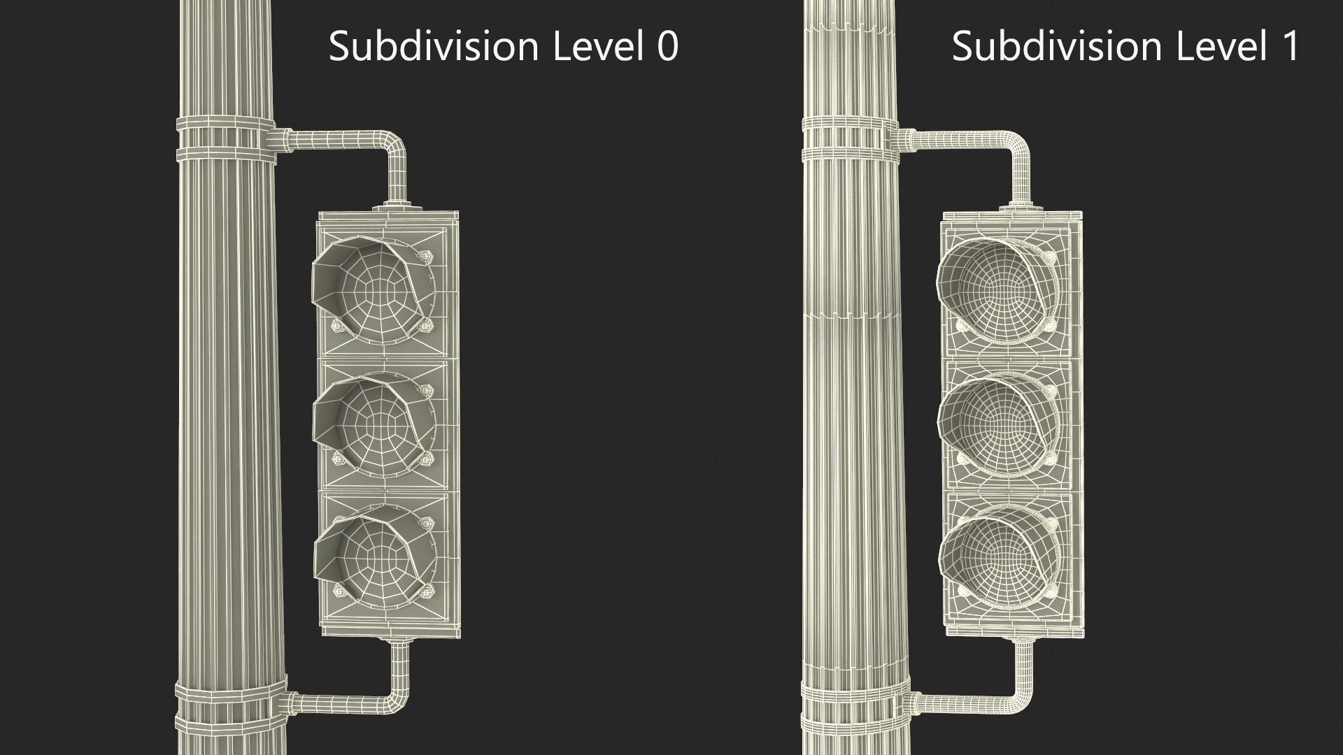 Traffic Signal Pole 3D model