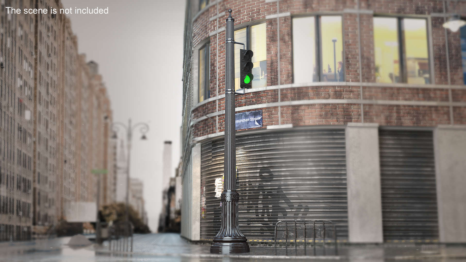 Traffic Signal Pole 3D model