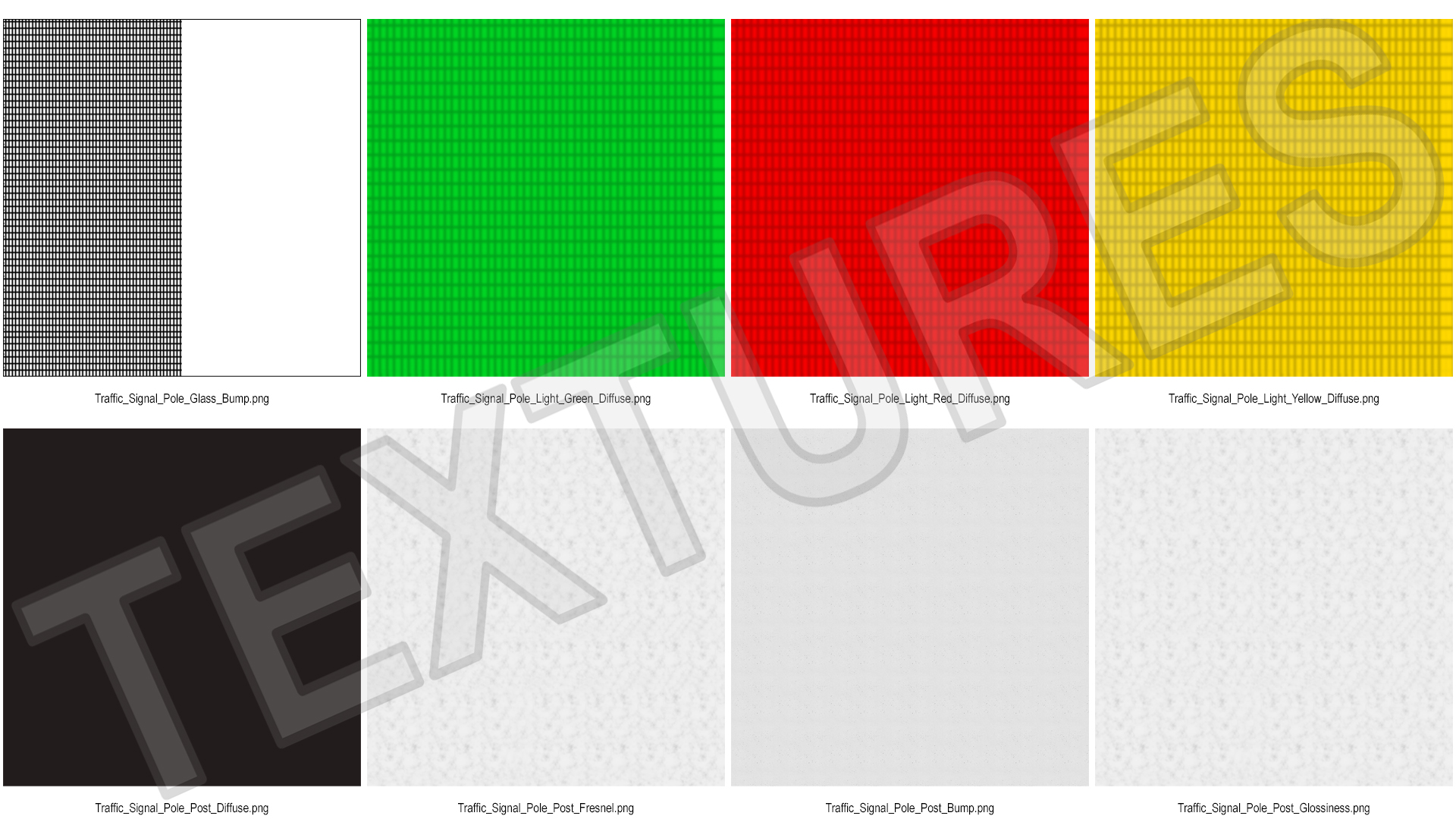 Traffic Signal Pole 3D model