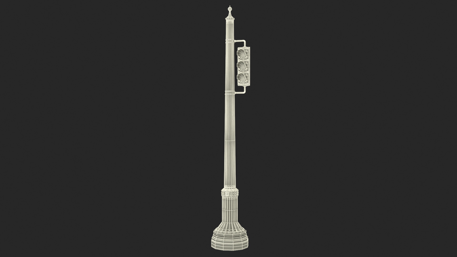 Traffic Signal Pole 3D model