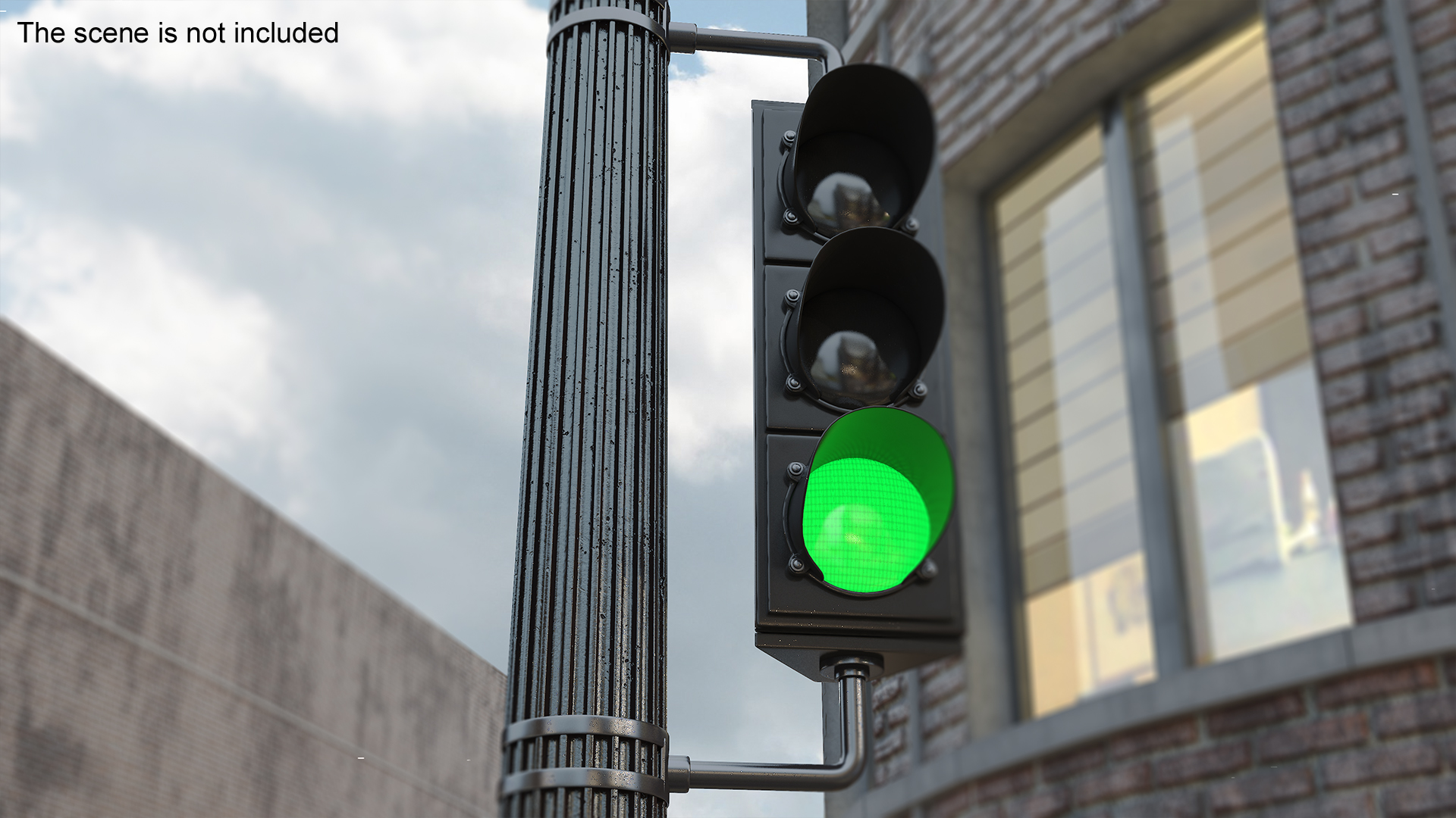 Traffic Signal Pole 3D model