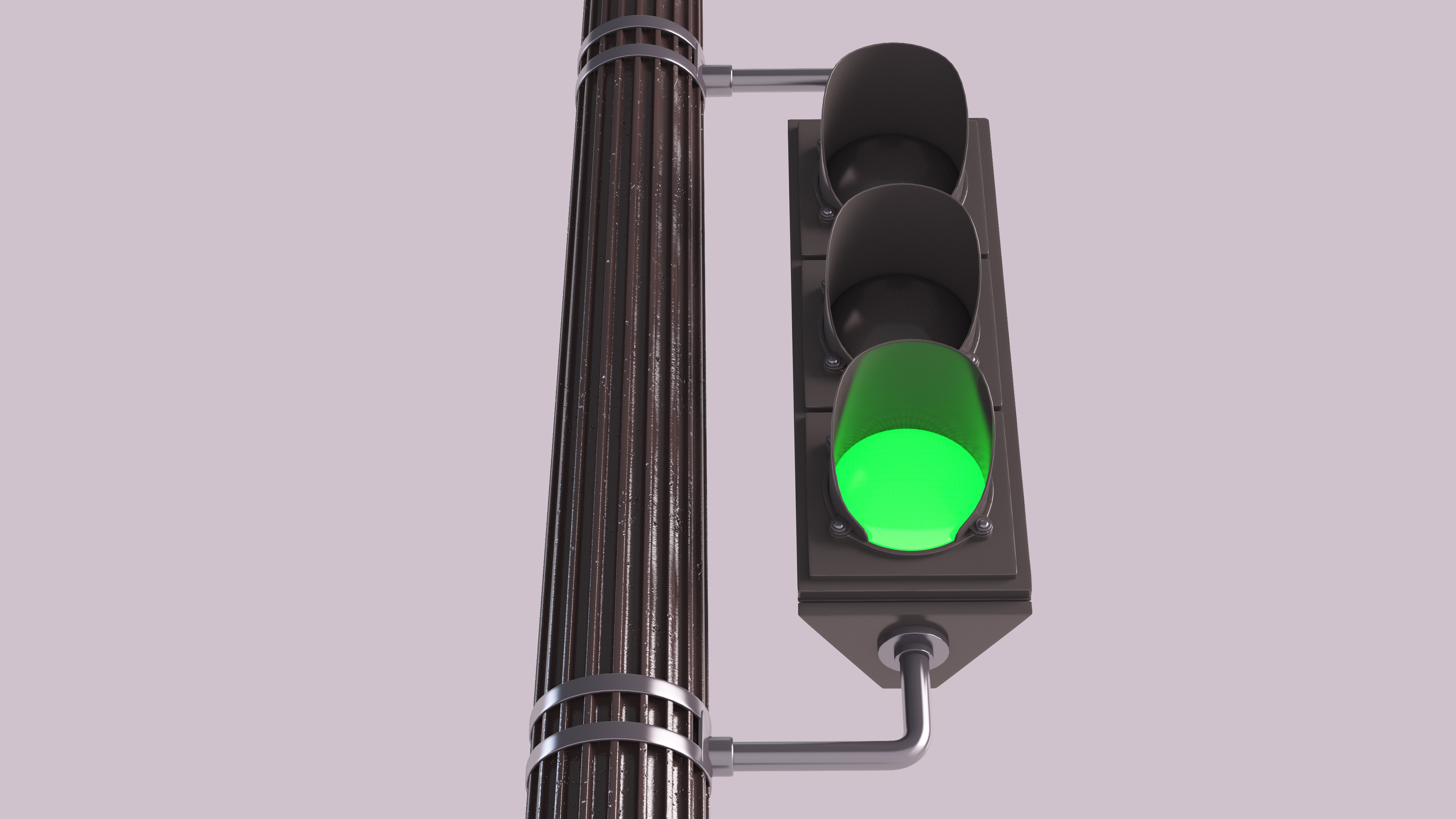 Traffic Signal Pole 3D model