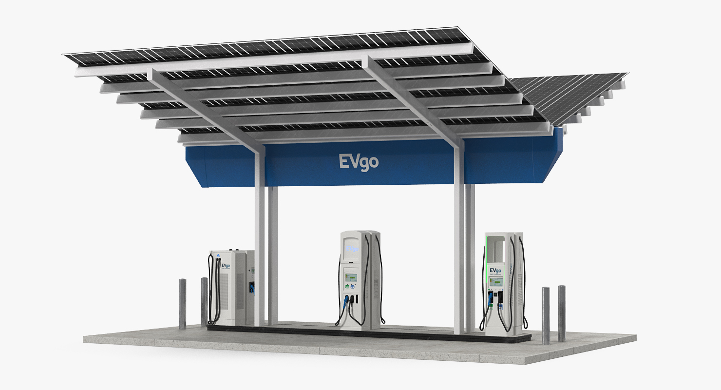 3D EVgo Fast Charging Station