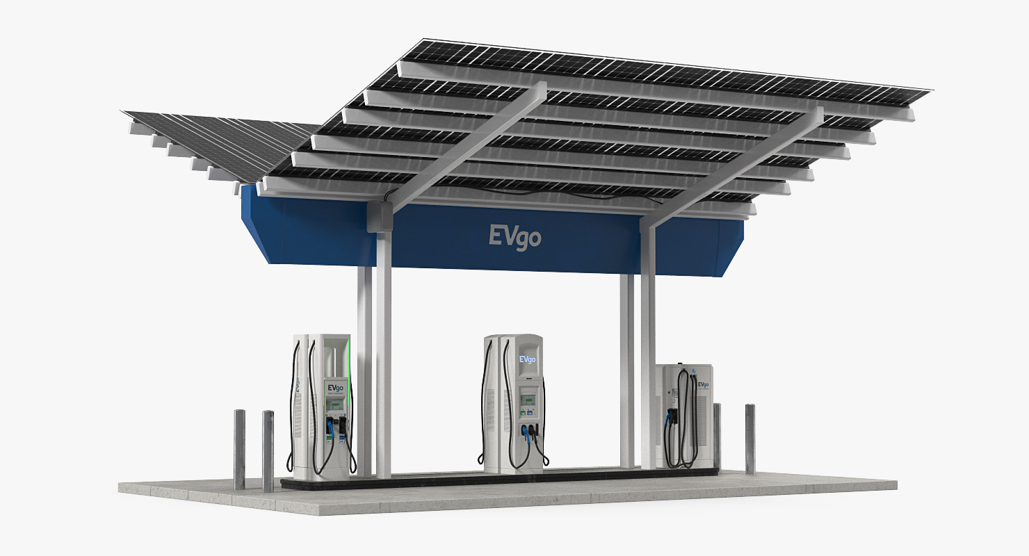 3D EVgo Fast Charging Station