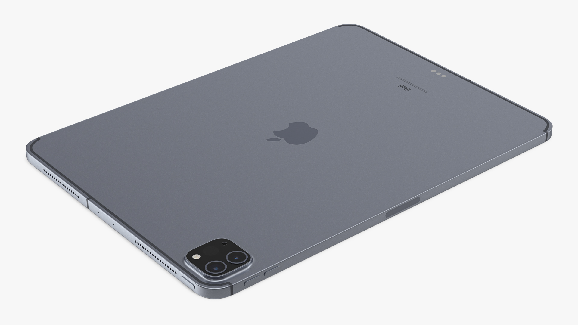 3D Apple iPad Pro 2020 11 inch Space Grey model