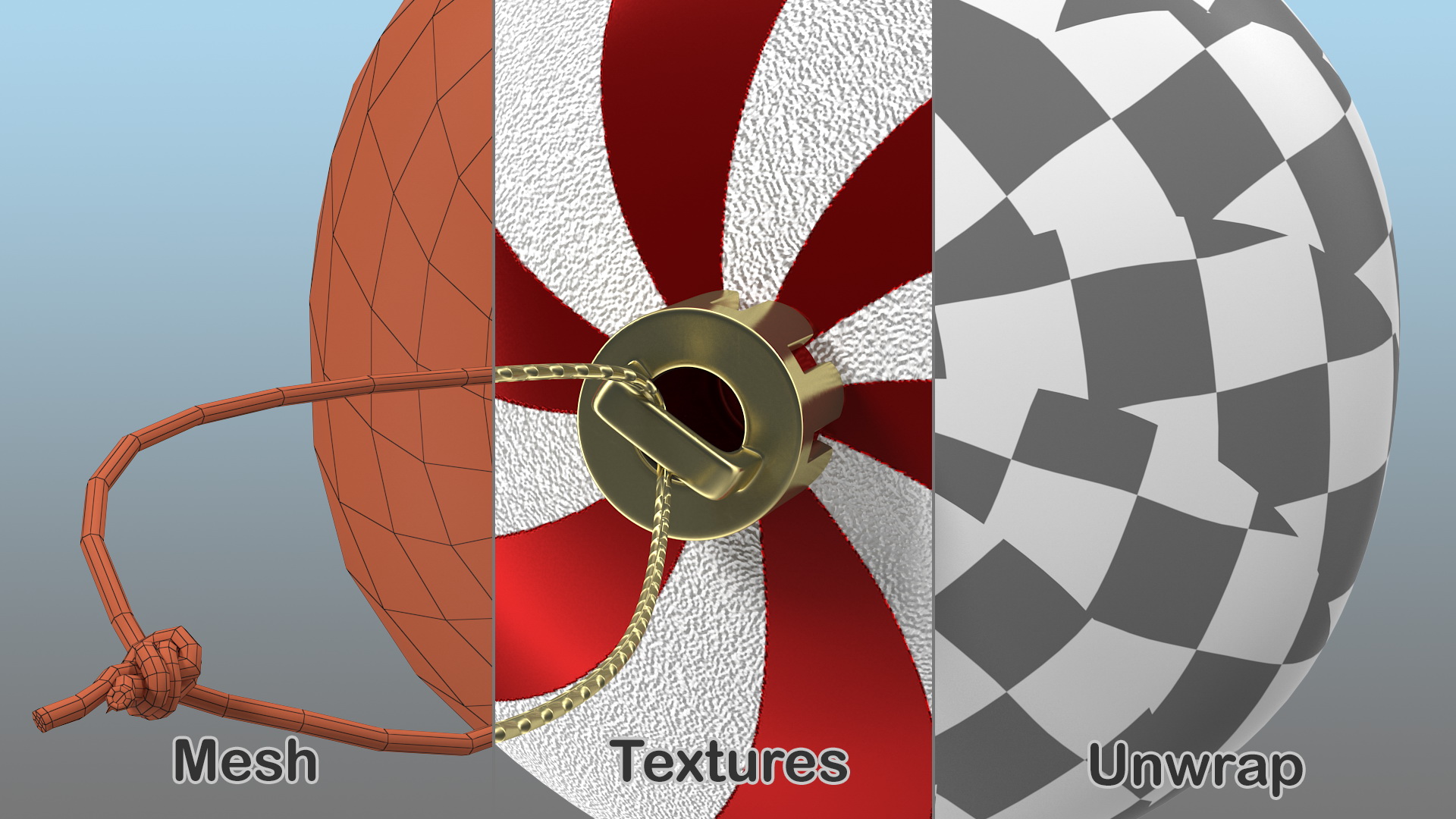 3D Christmas Holiday Ball Decoration model