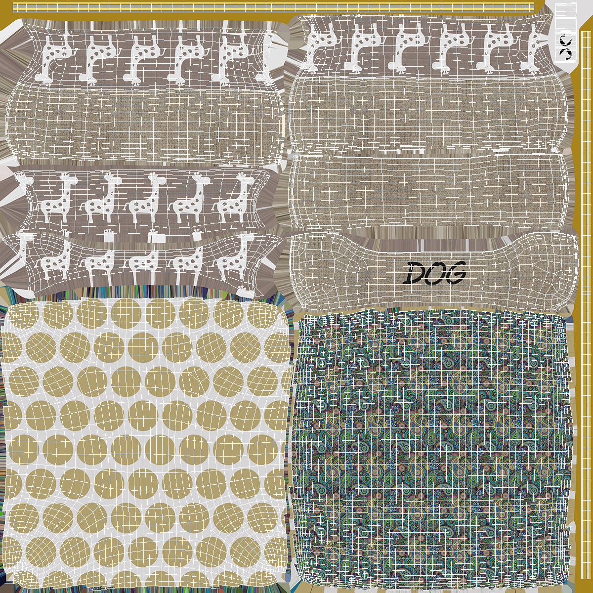 3D model Pet Bed for Dog