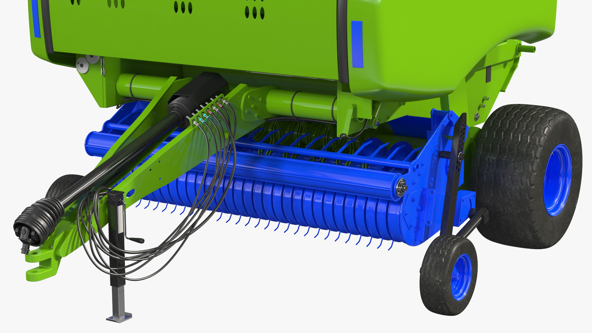 3D model Bale Wrapper Machine