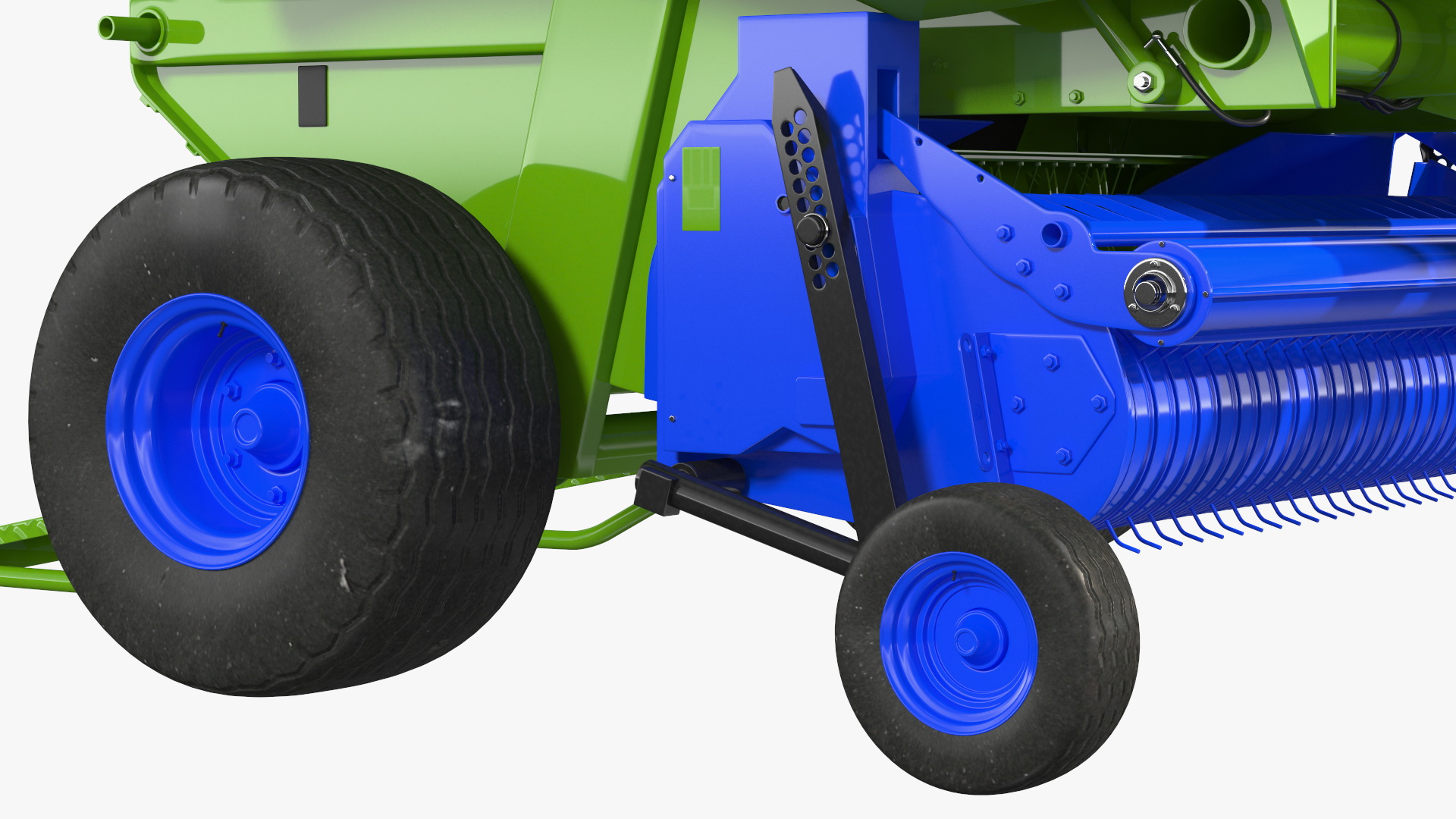3D model Bale Wrapper Machine