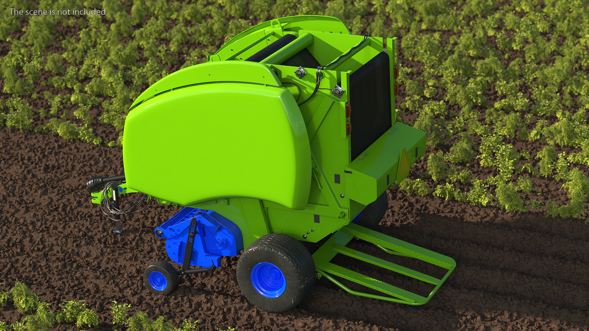3D model Bale Wrapper Machine