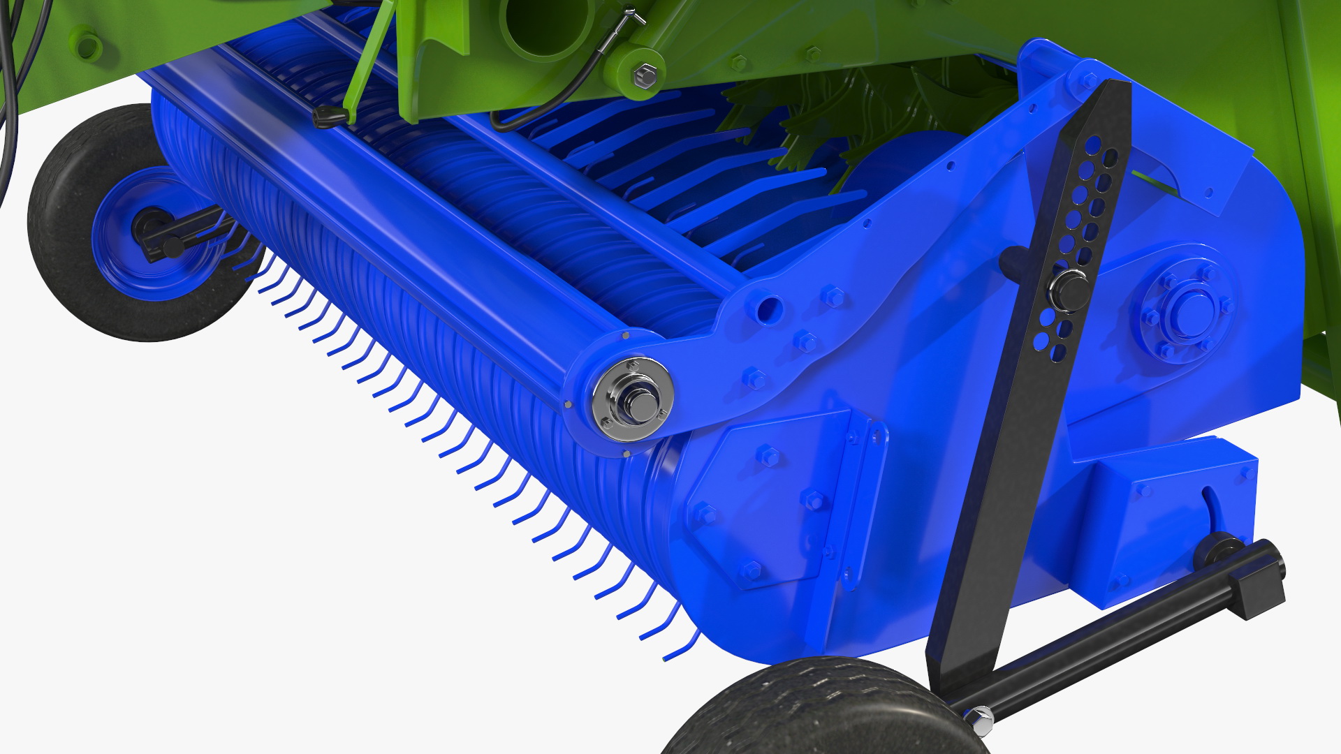 3D model Bale Wrapper Machine