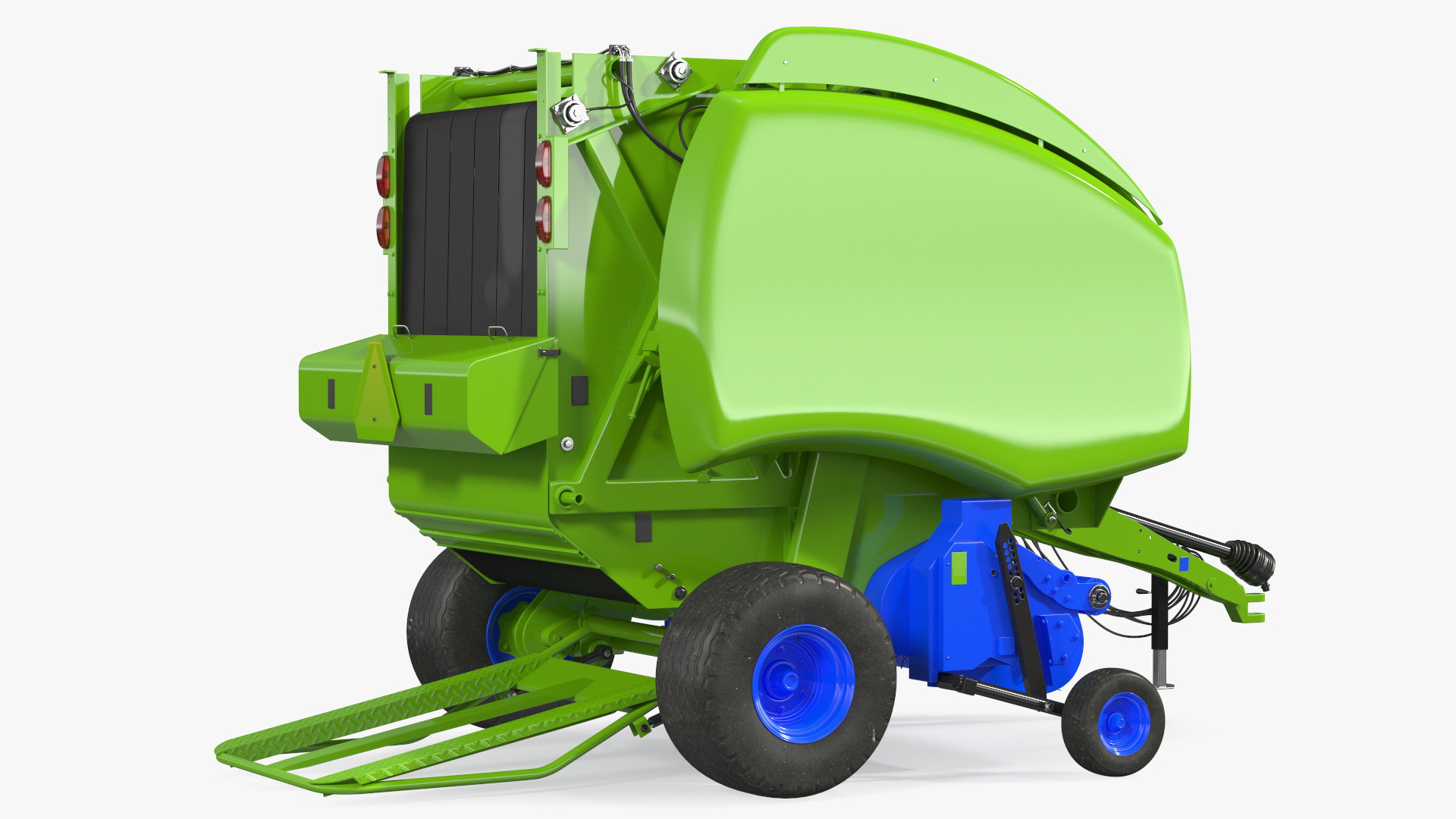 3D model Bale Wrapper Machine