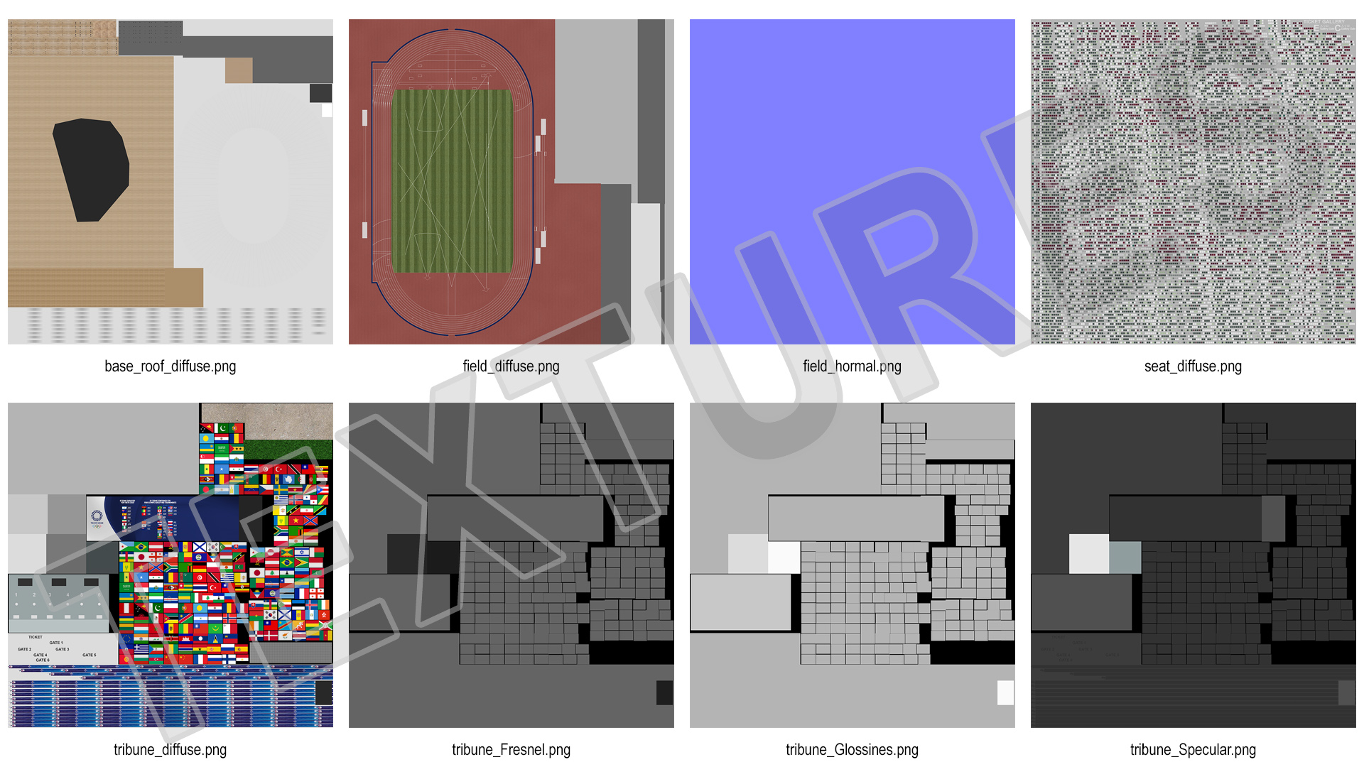 New National Olympic Stadium Tokyo 3D model