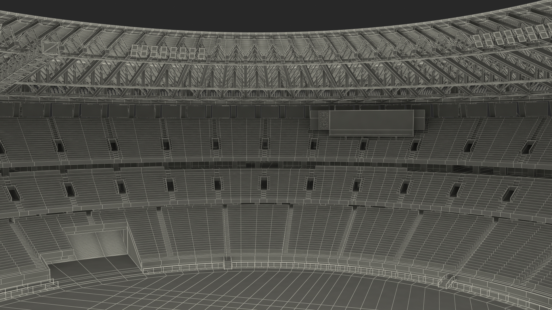 New National Olympic Stadium Tokyo 3D model
