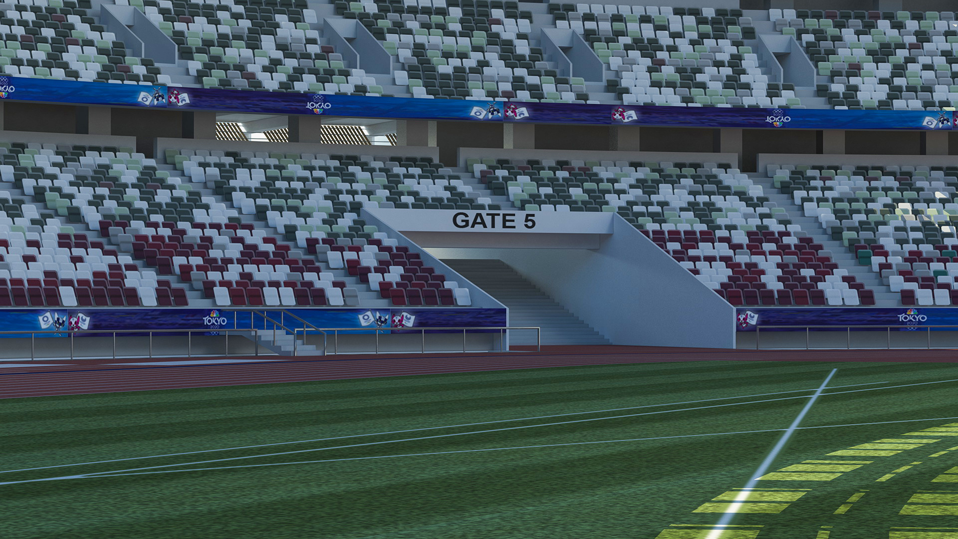 New National Olympic Stadium Tokyo 3D model