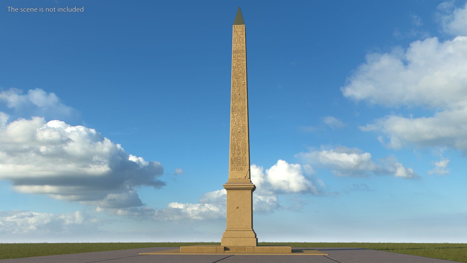 3D model Ancient Egyptian Obelisks