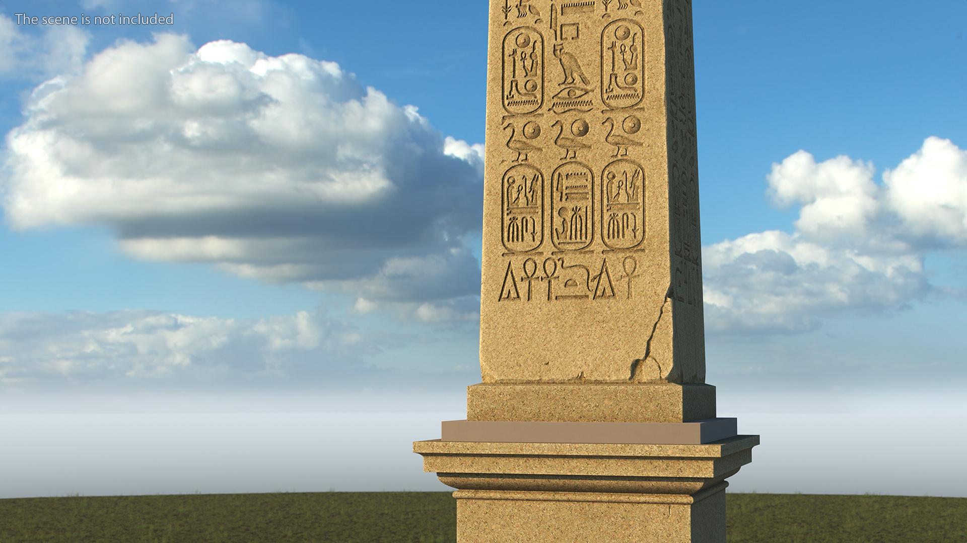 3D model Ancient Egyptian Obelisks