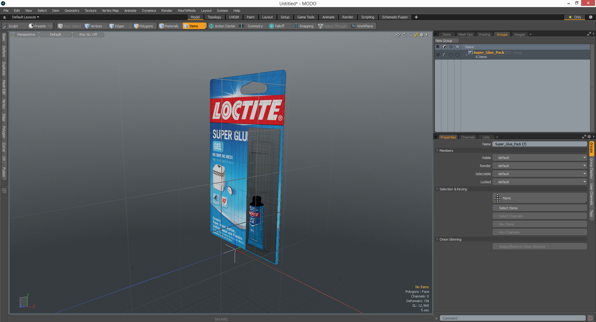 3D model Super Glue Pack