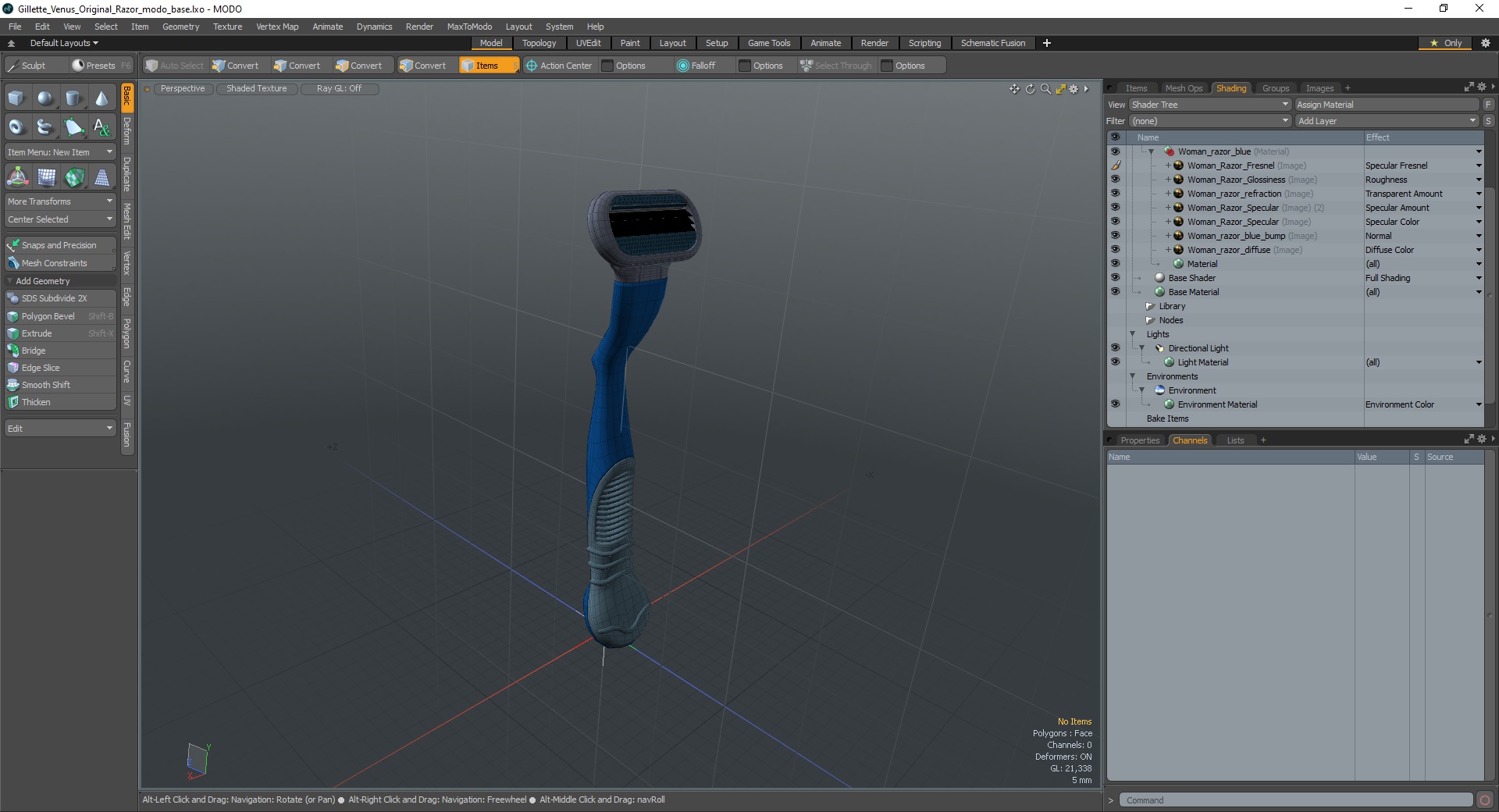 Gillette Venus Original Razor 3D model