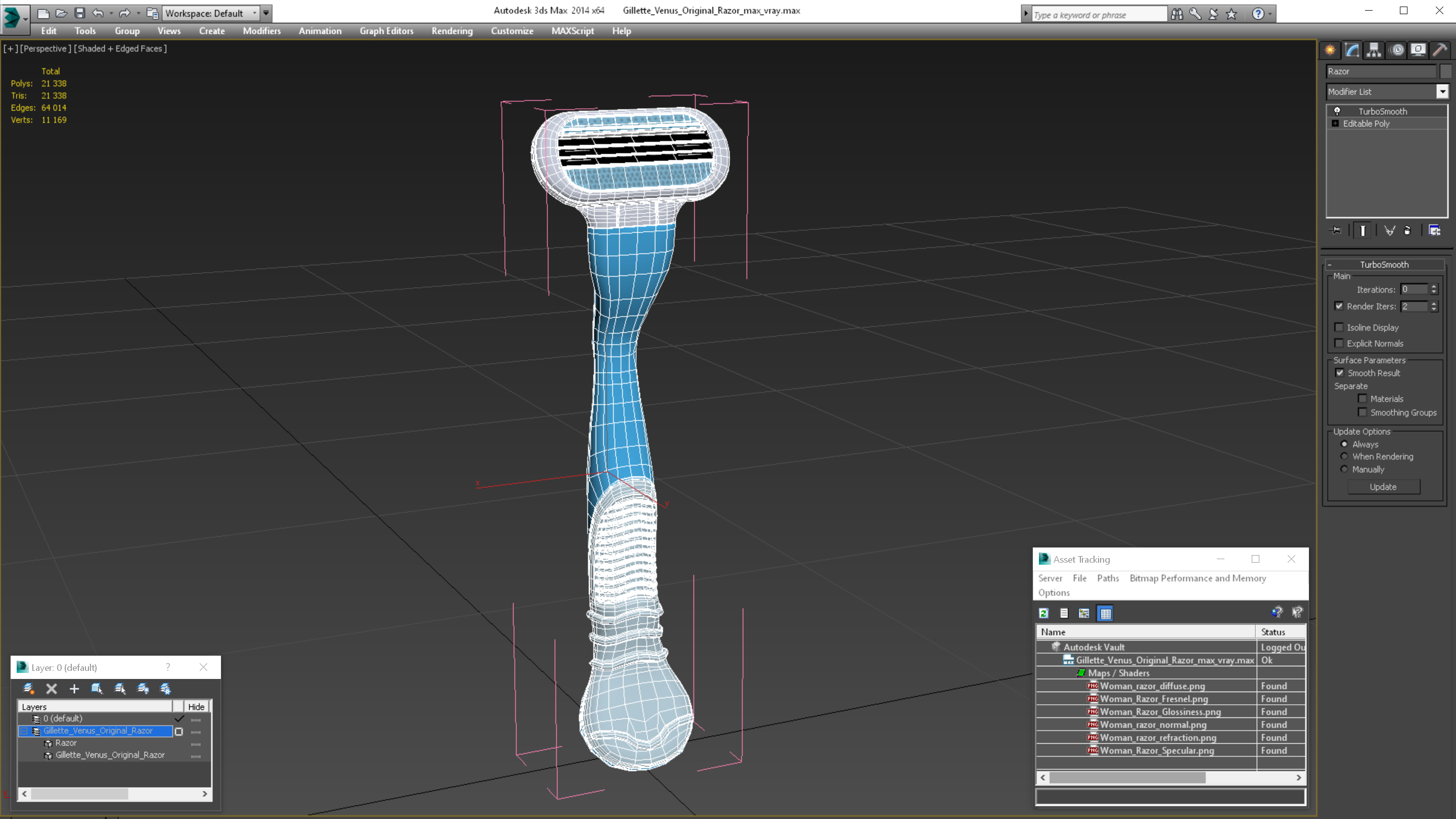 Gillette Venus Original Razor 3D model