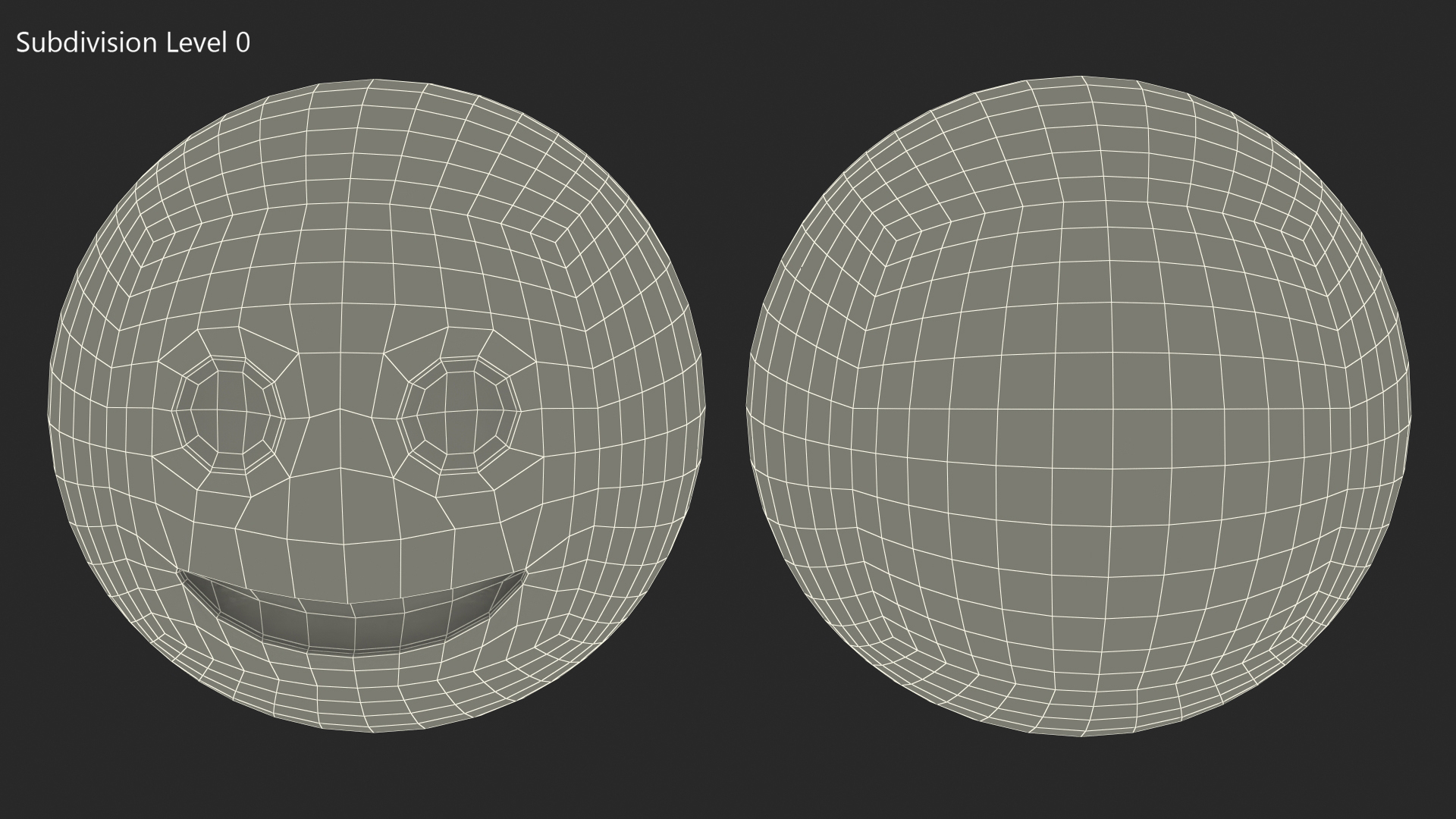 New Moon Face Emoji 3D model