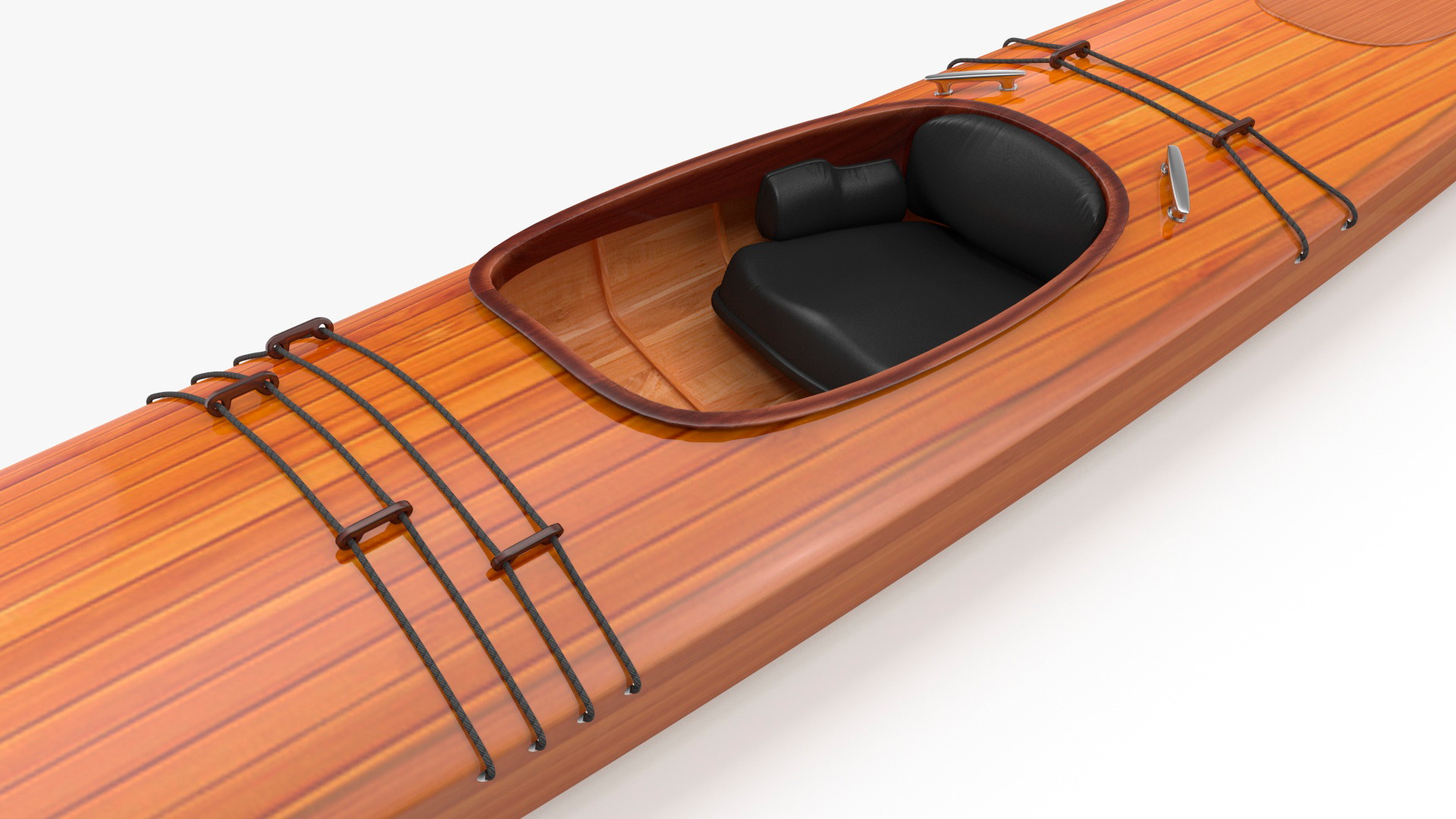 Wooden Kayak 3D