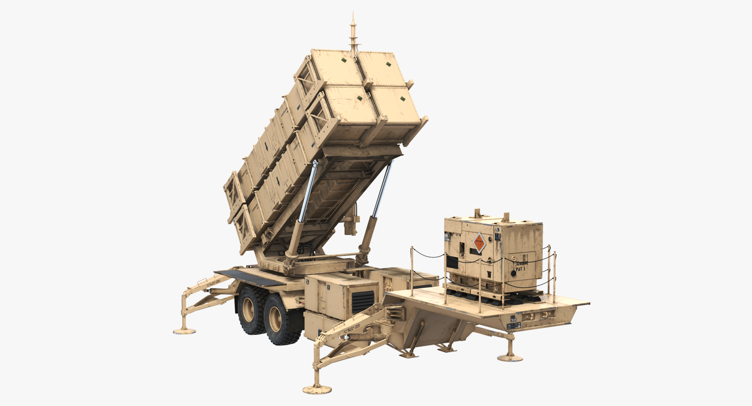 MIM 104 Patriot Sand Rigged 3D