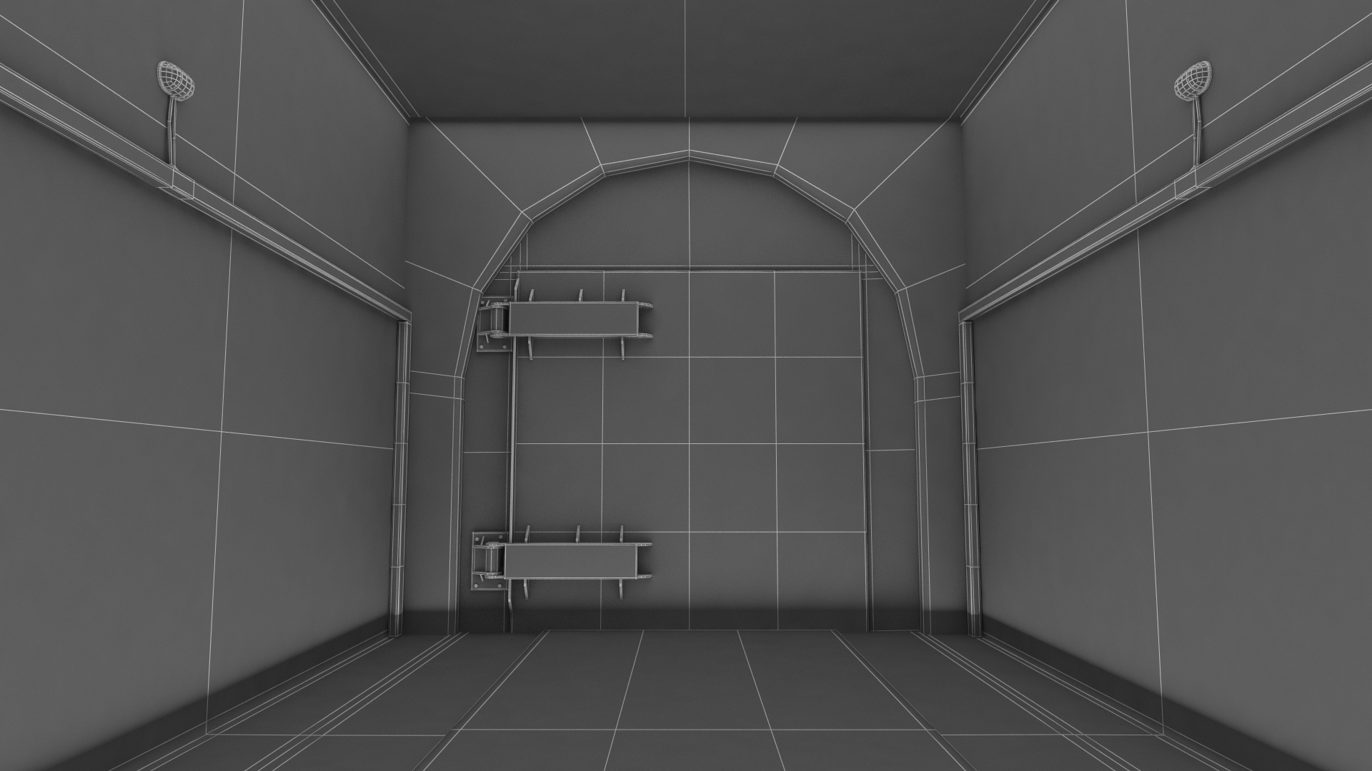 3D Nuclear Bunker Entrance model