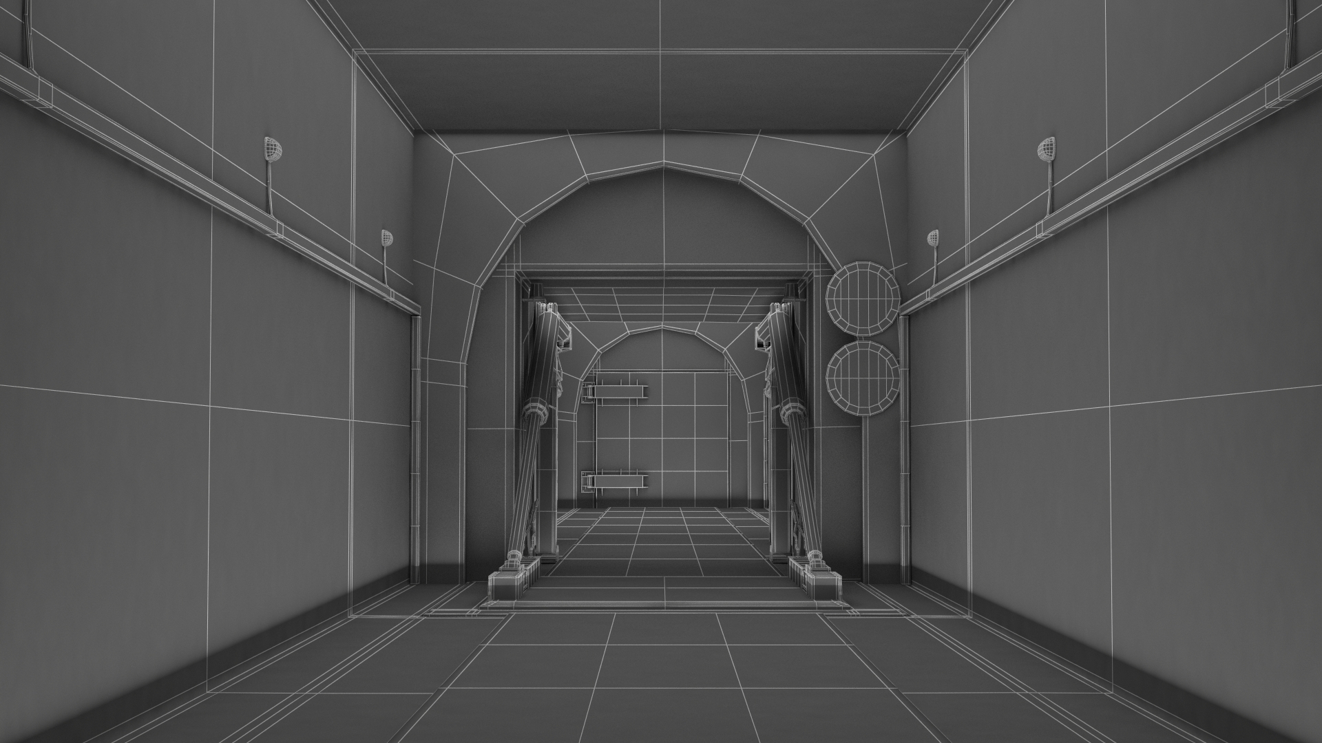 3D Nuclear Bunker Entrance model
