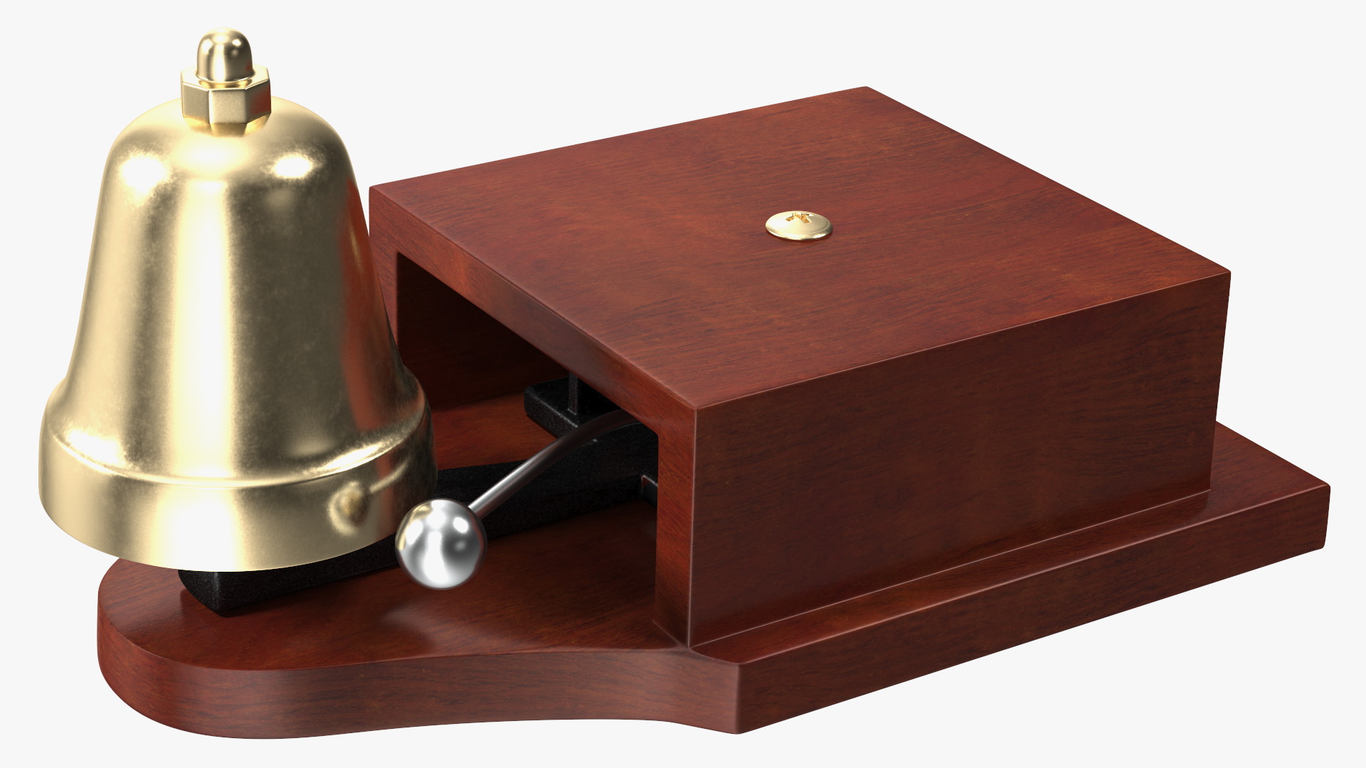 3D model Wall Mounted Retro Striker Doorbell