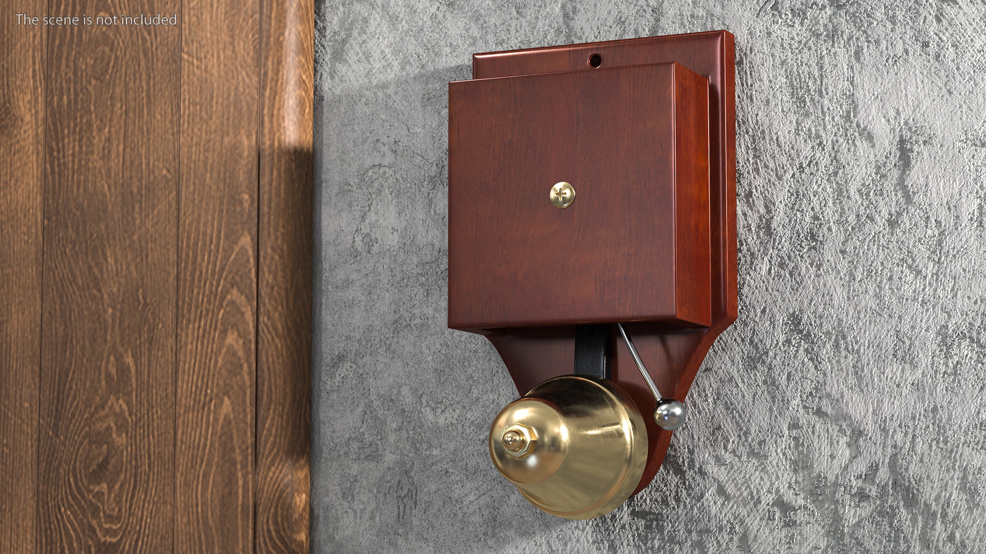 3D model Wall Mounted Retro Striker Doorbell