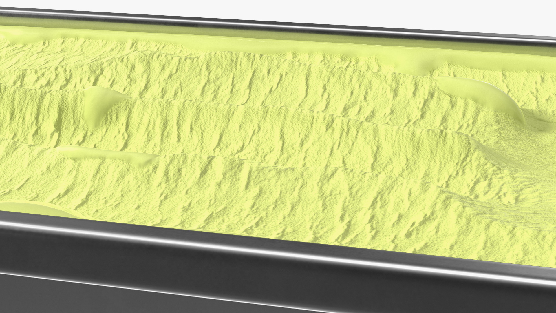 Pistachio Ice Cream Tray 3D model