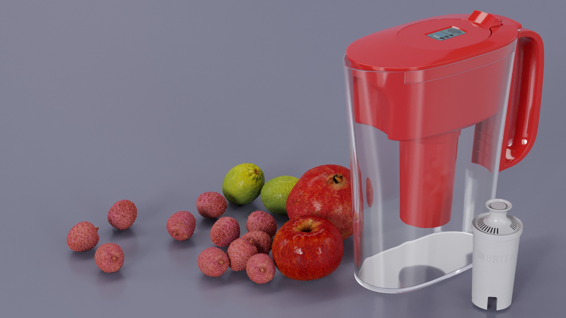 Brita Standard Water Filter for Pitcher 3D model