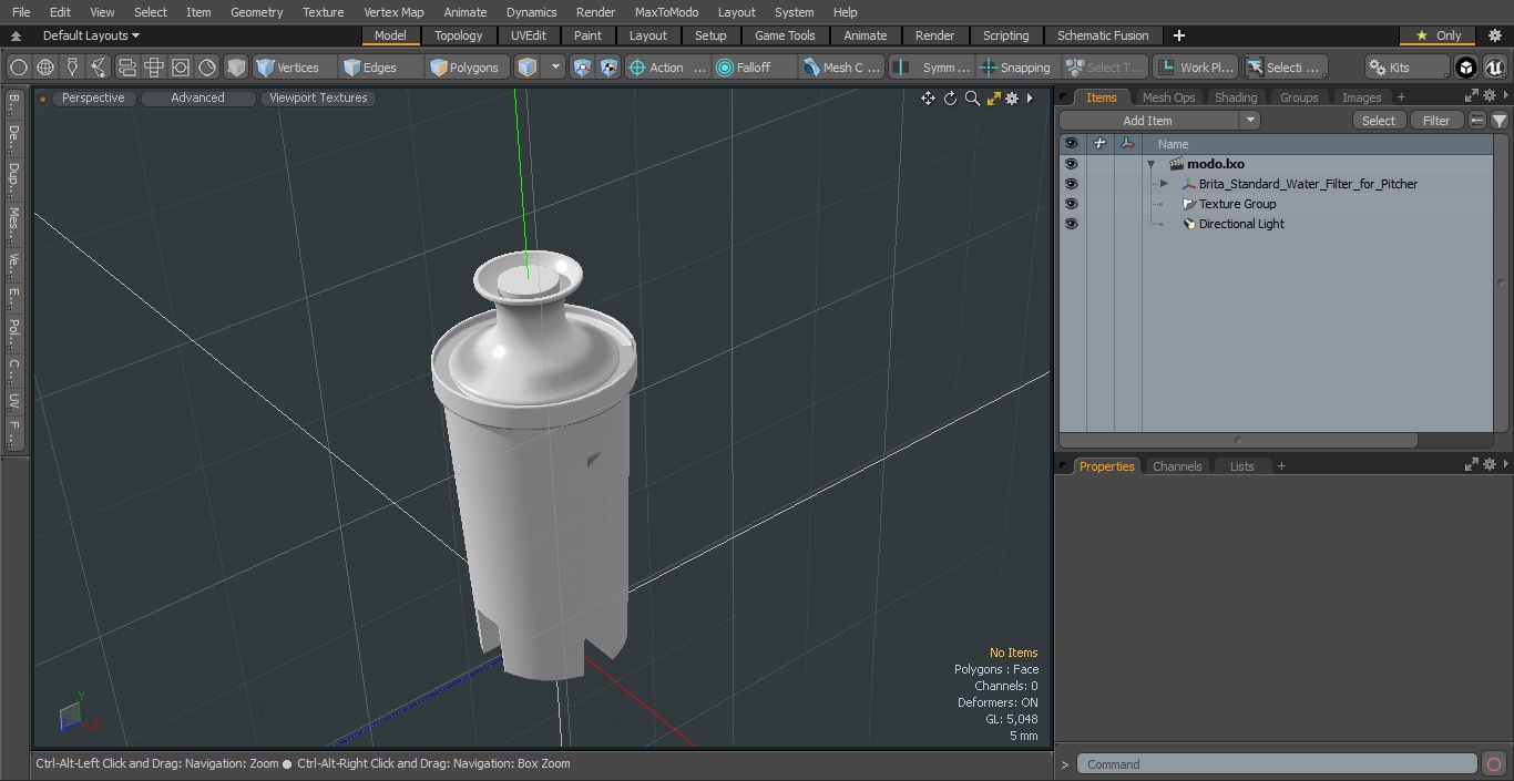 Brita Standard Water Filter for Pitcher 3D model