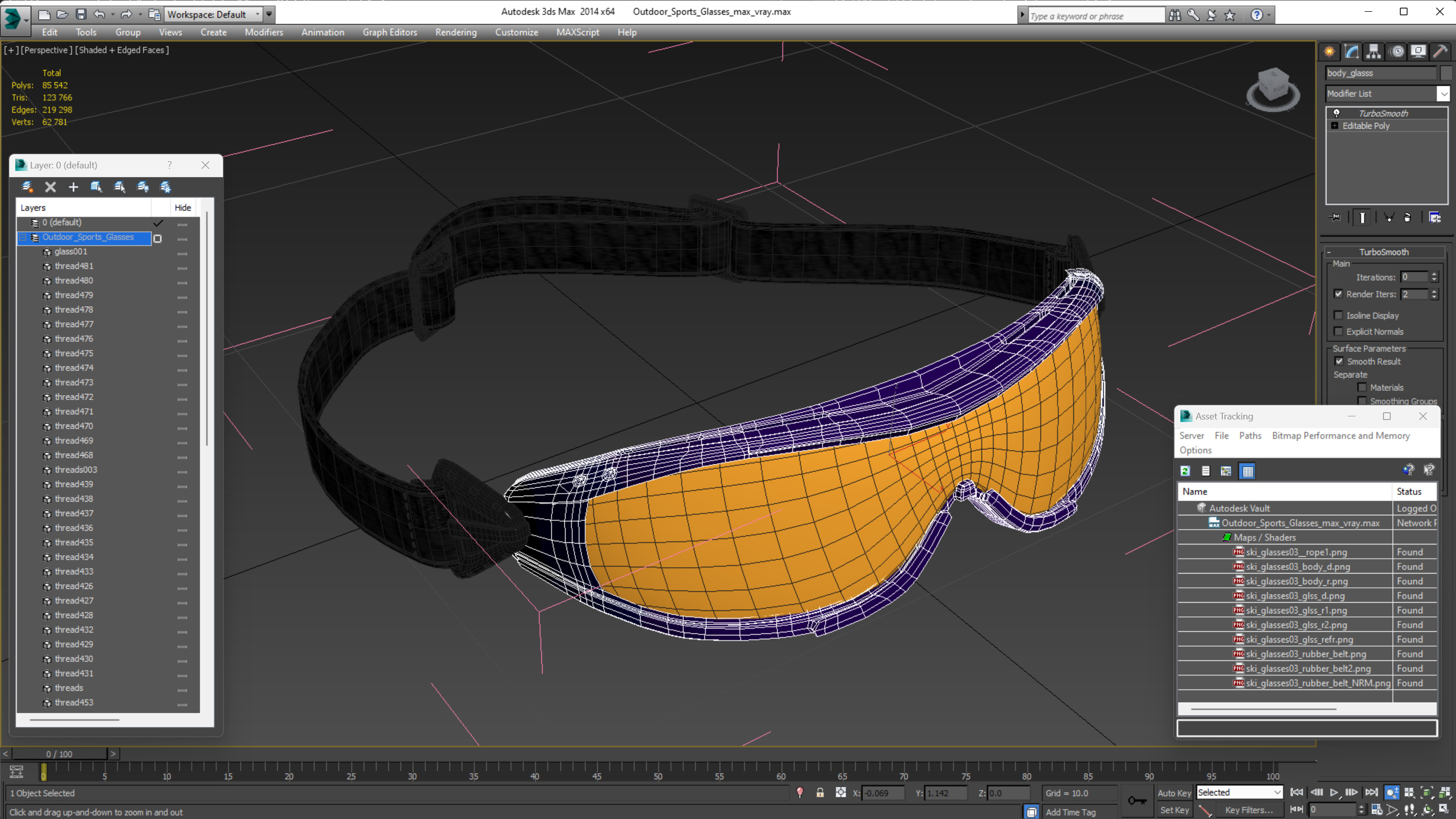 Outdoor Sports Glasses 3D