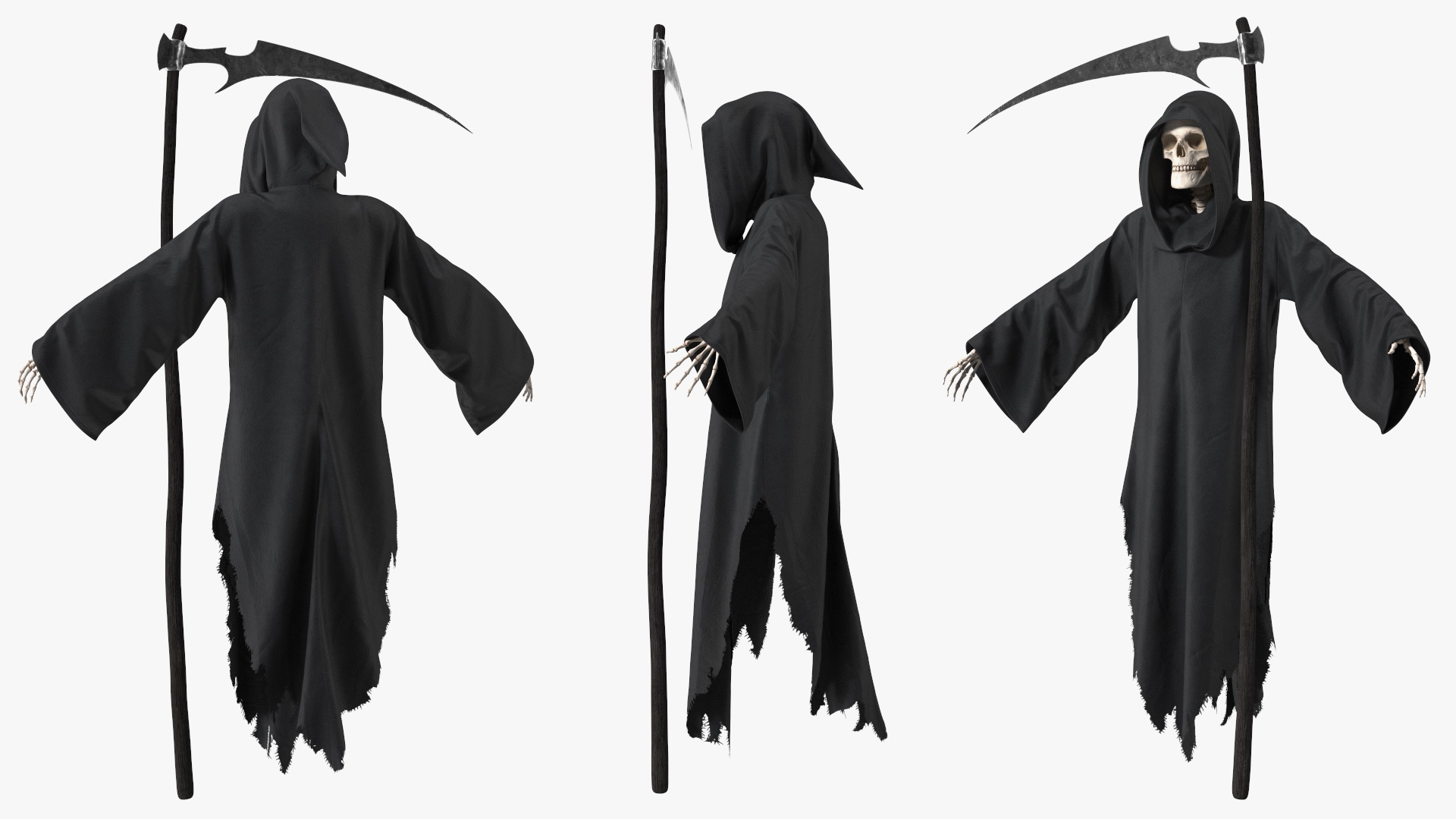 Grim Reaper with Scythe Set 3D