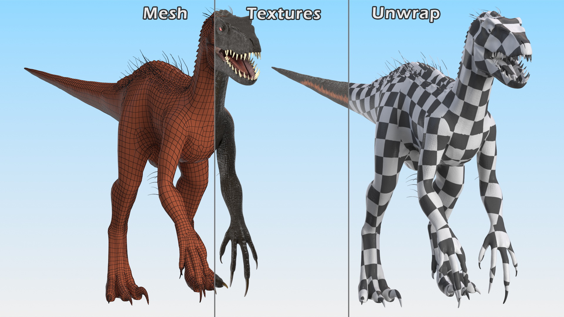 3D Indoraptor Rigged for Cinema 4D
