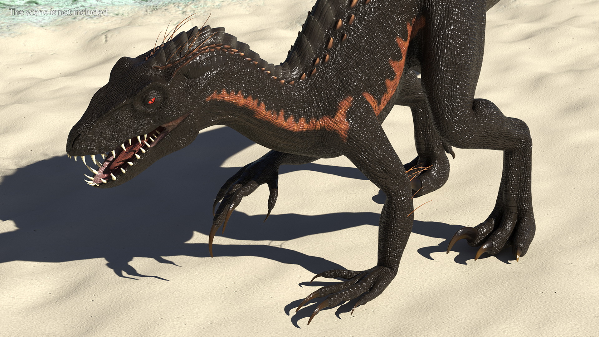 3D Indoraptor Rigged for Cinema 4D