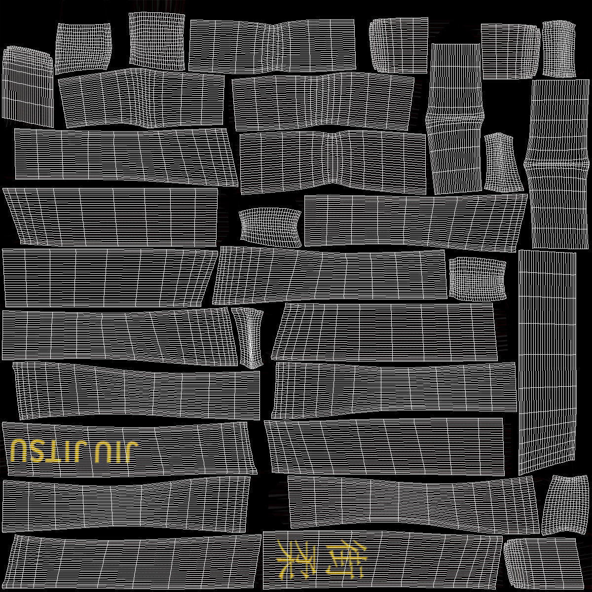 Jiu Jitsu Black Obi Belt 3D model