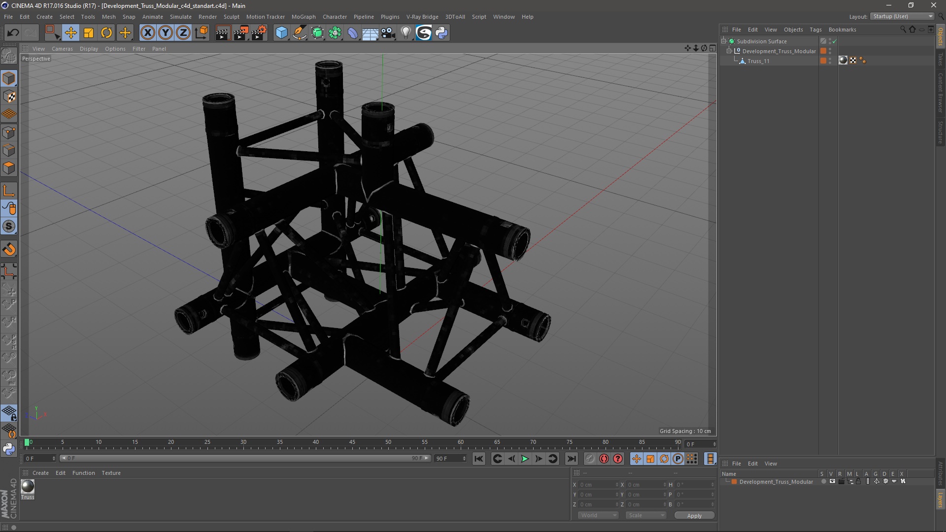 3D model Development Truss Modular