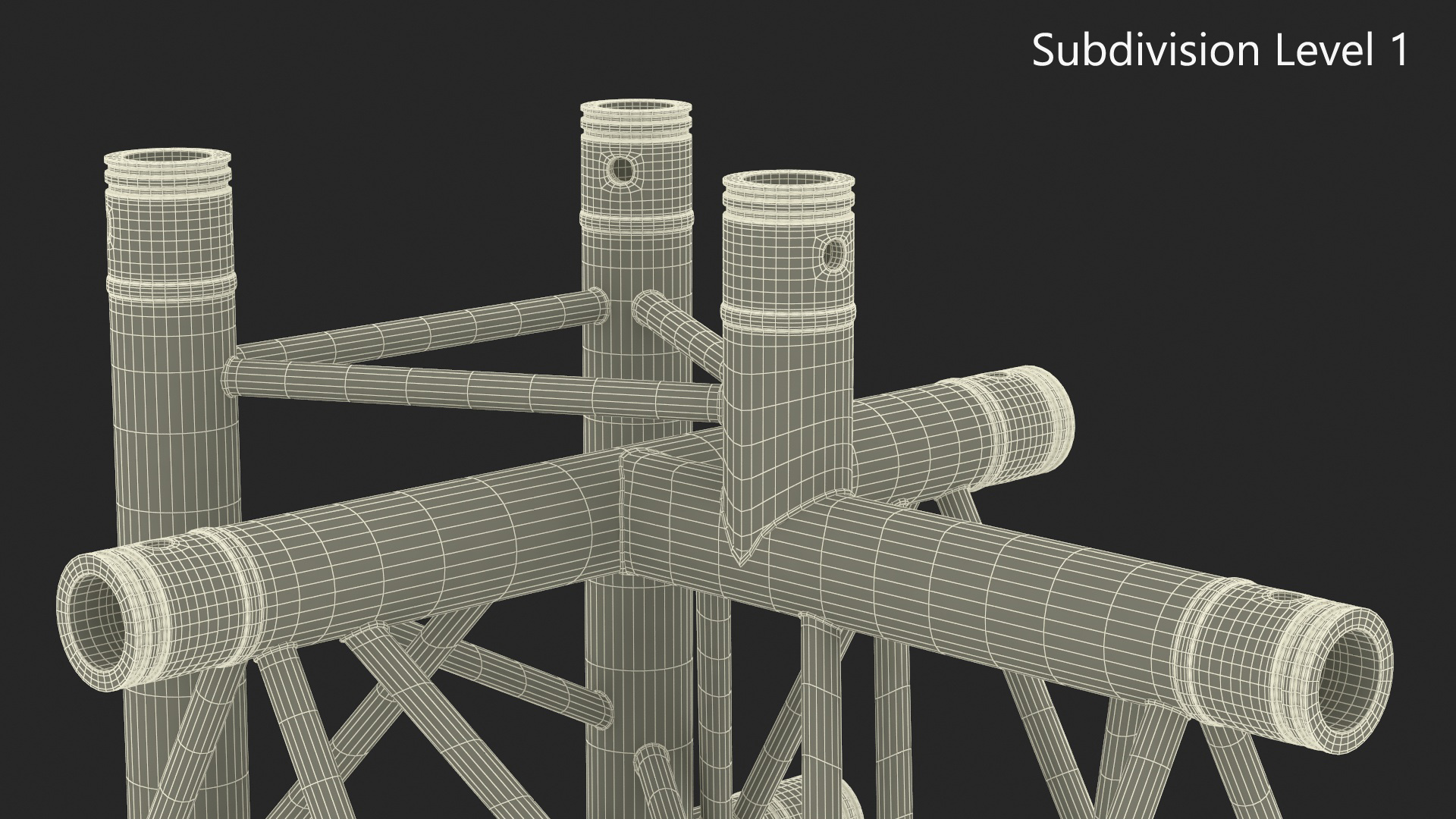 3D model Development Truss Modular