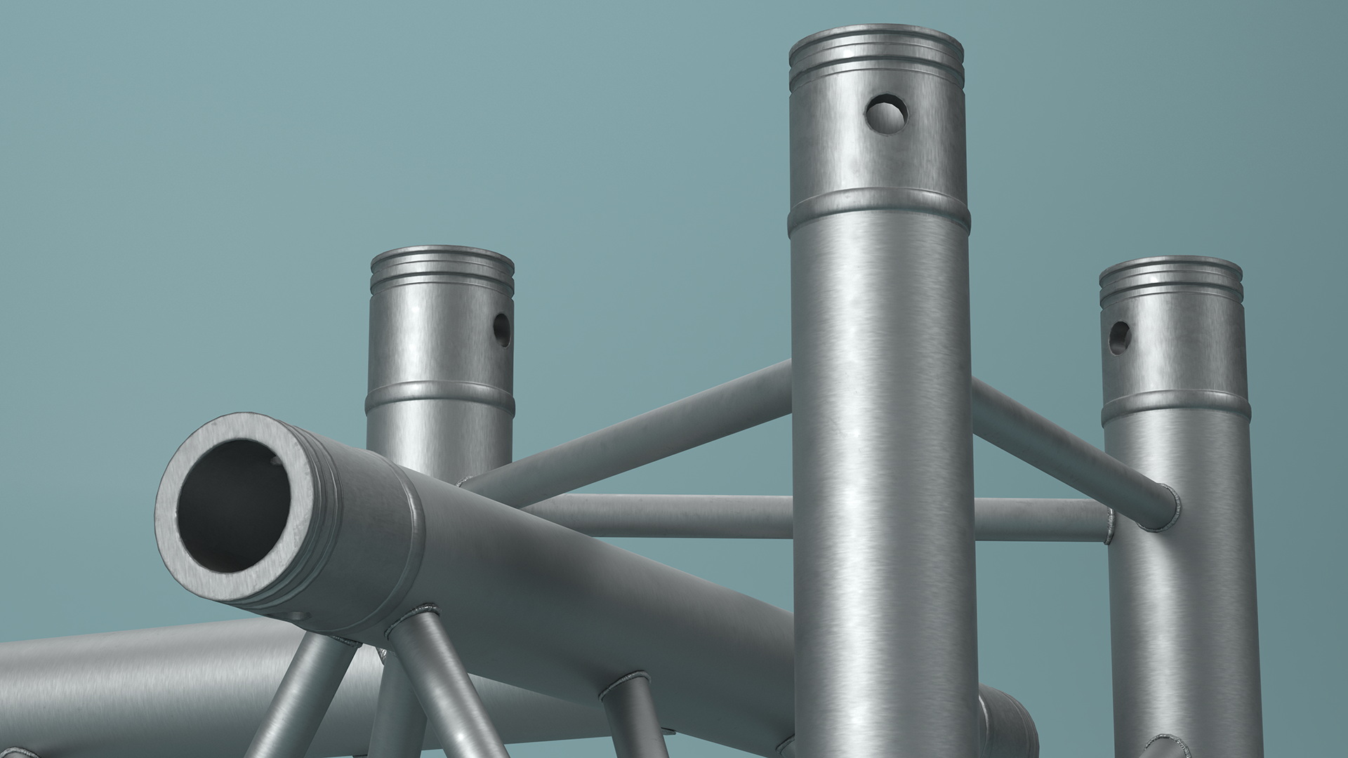 3D model Development Truss Modular