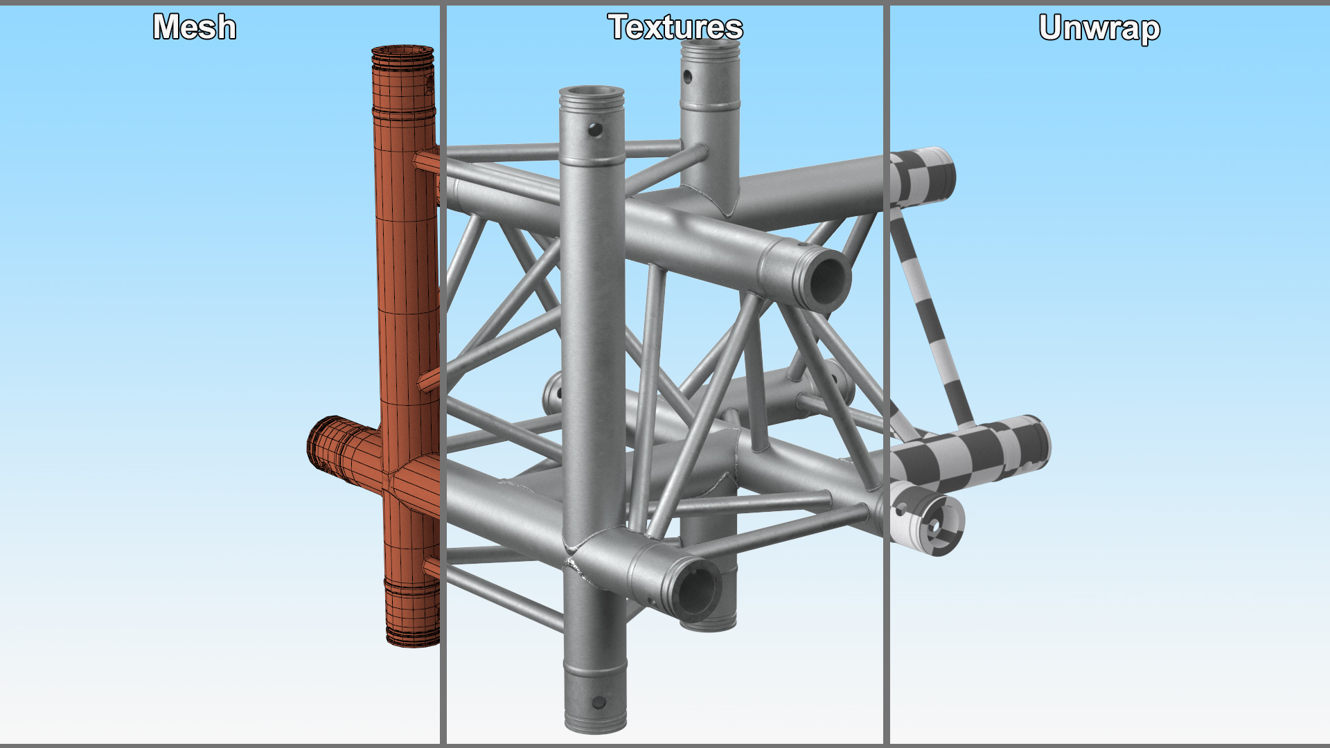 3D model Development Truss Modular