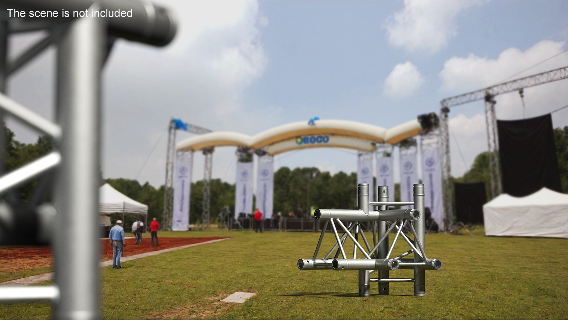 3D model Development Truss Modular