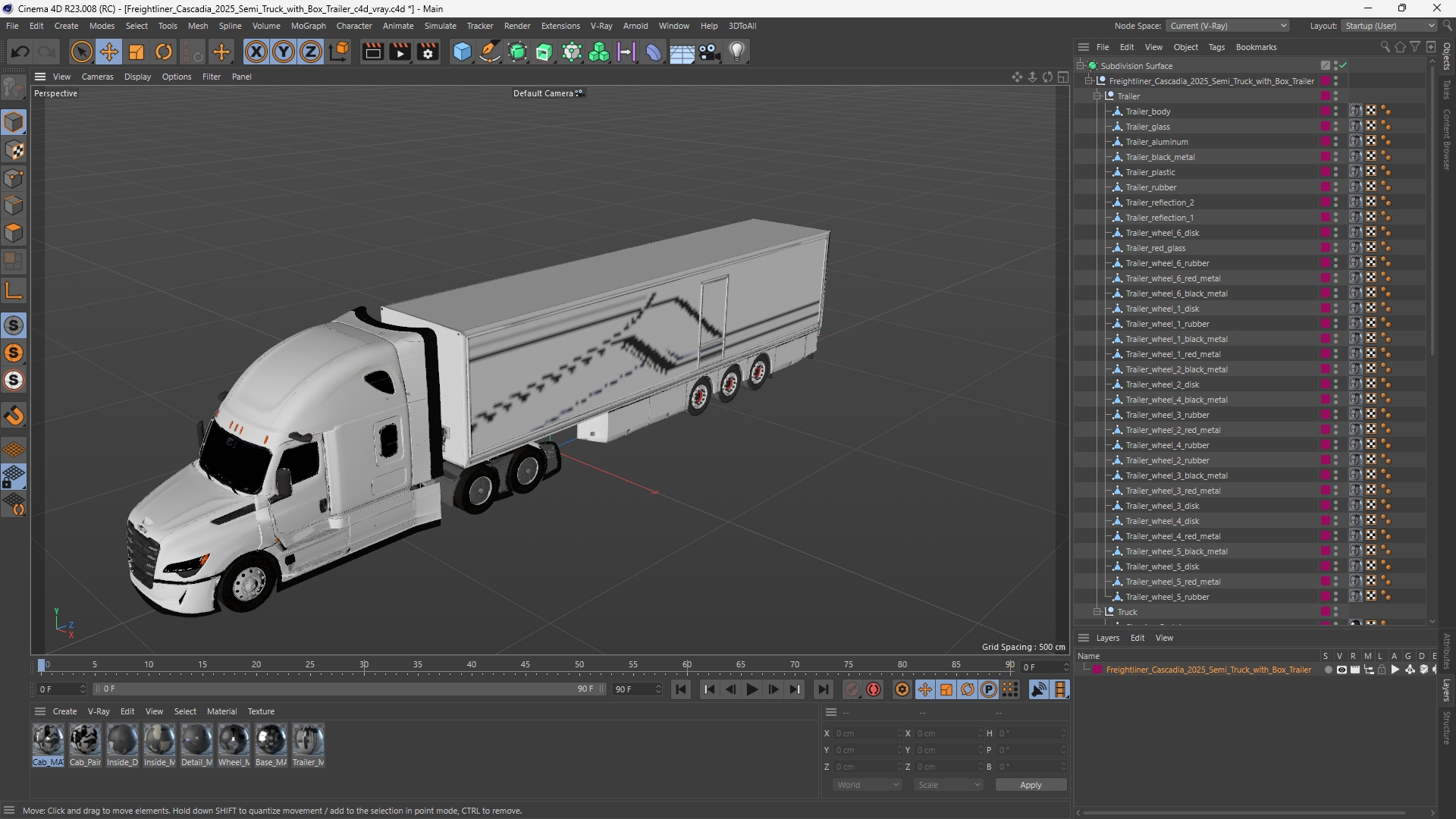 Freightliner Cascadia 2025 Semi Truck with Box Trailer - view 12